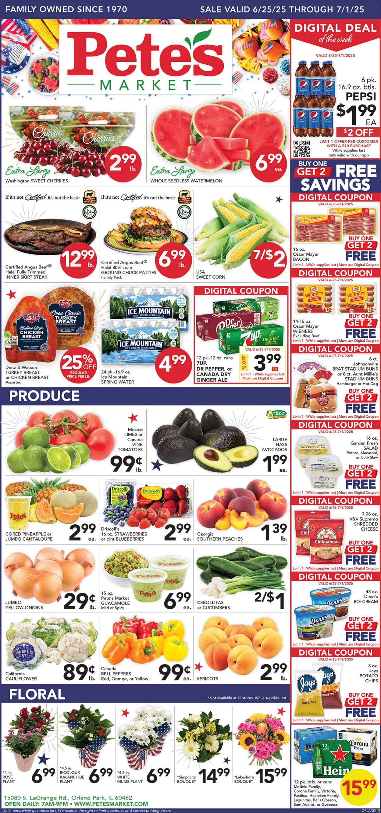 Catalogue Pete's Fresh Market from 06/18/2025