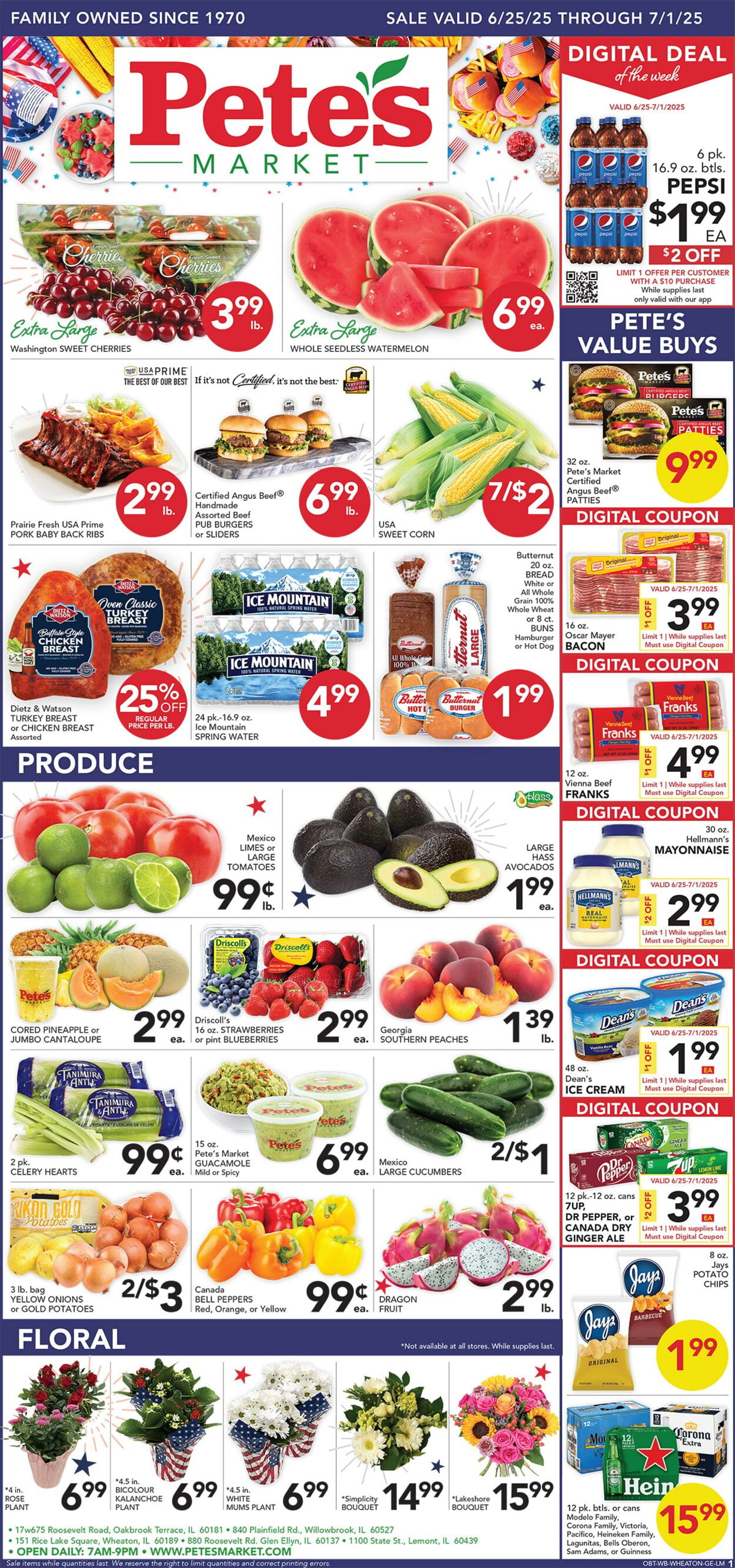 Catalogue Pete's Fresh Market from 06/18/2025