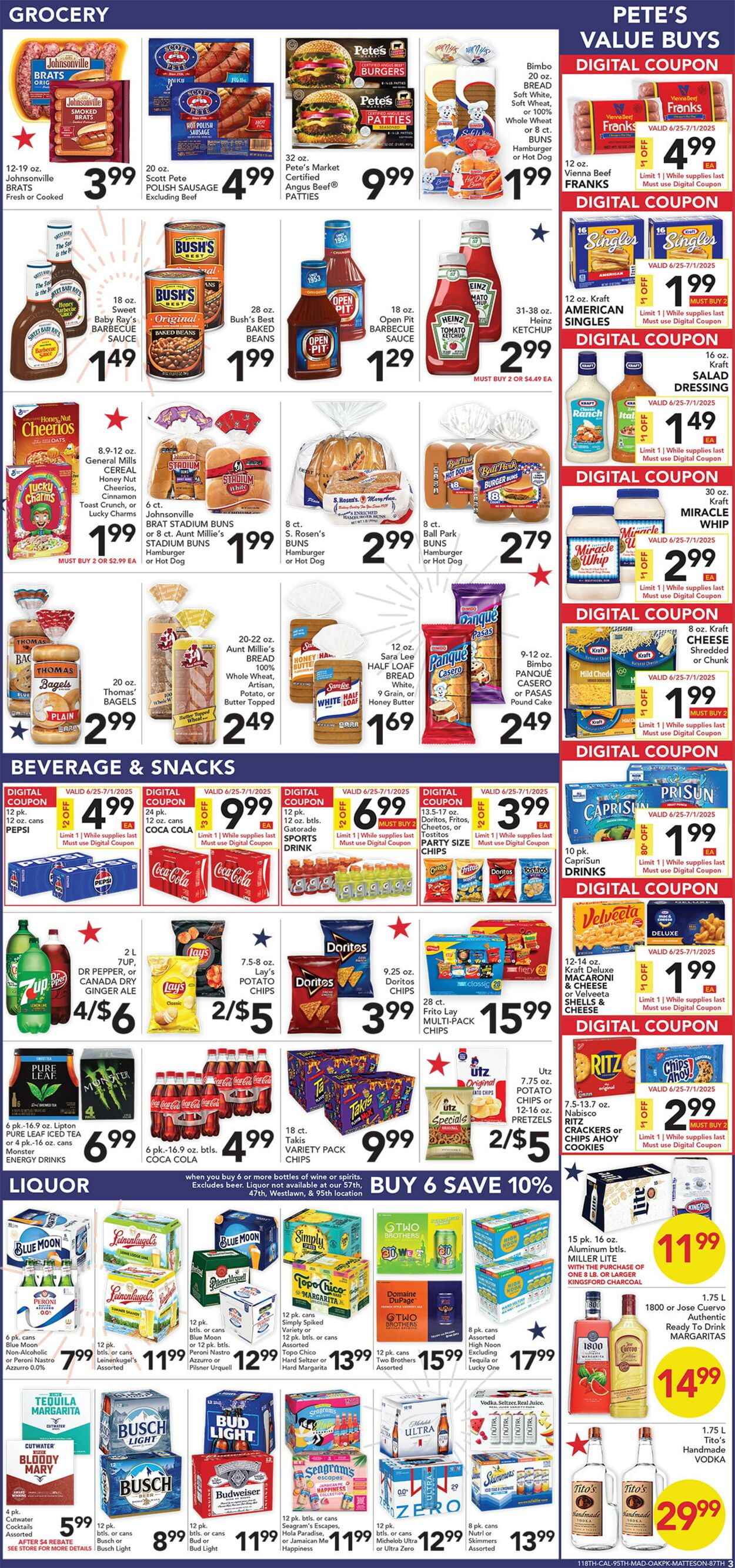 Catalogue Pete's Fresh Market from 06/18/2025