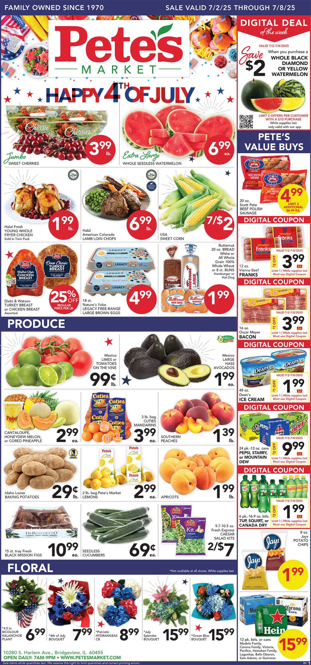 Catalogue Pete's Fresh Market from 06/25/2025