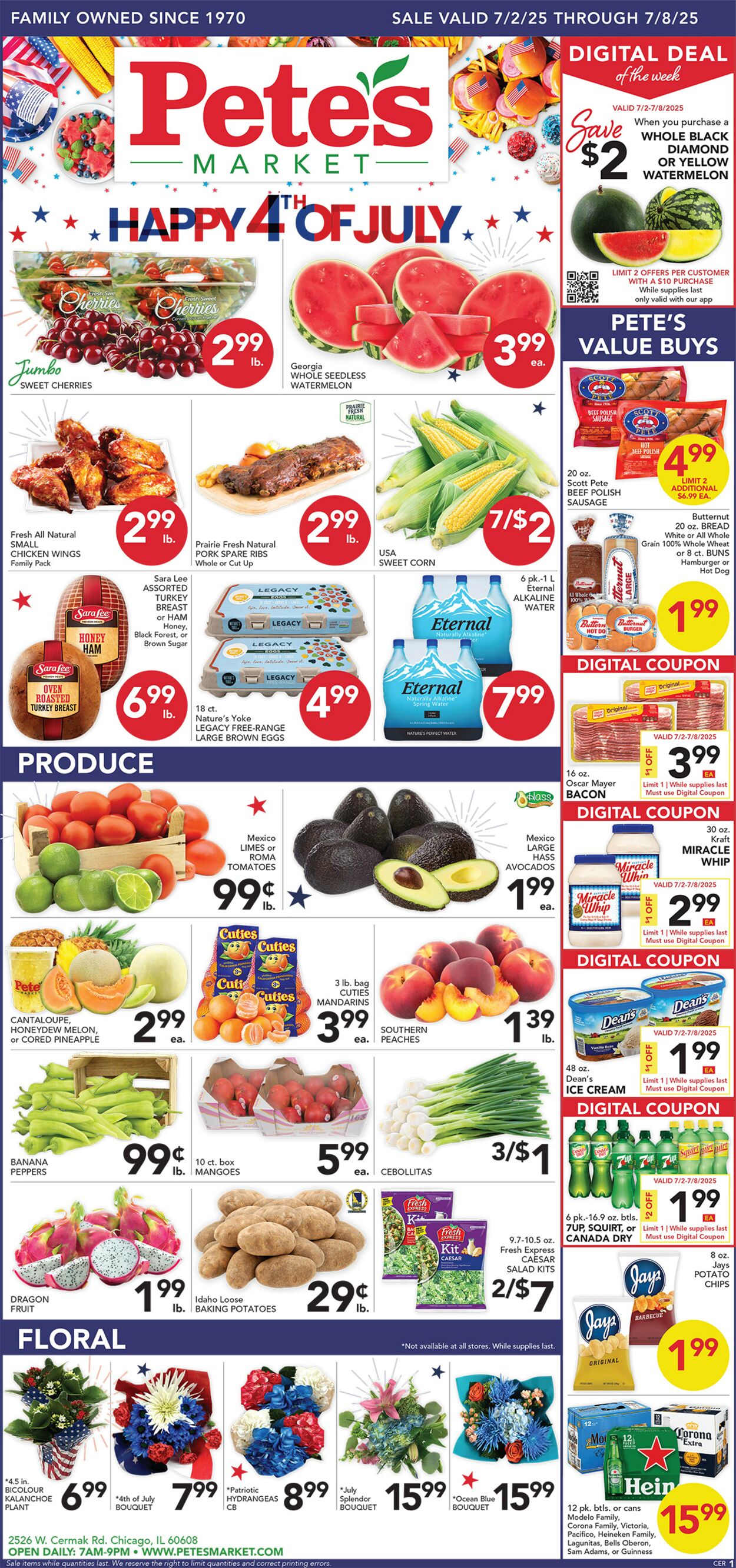Catalogue Pete's Fresh Market from 06/25/2025
