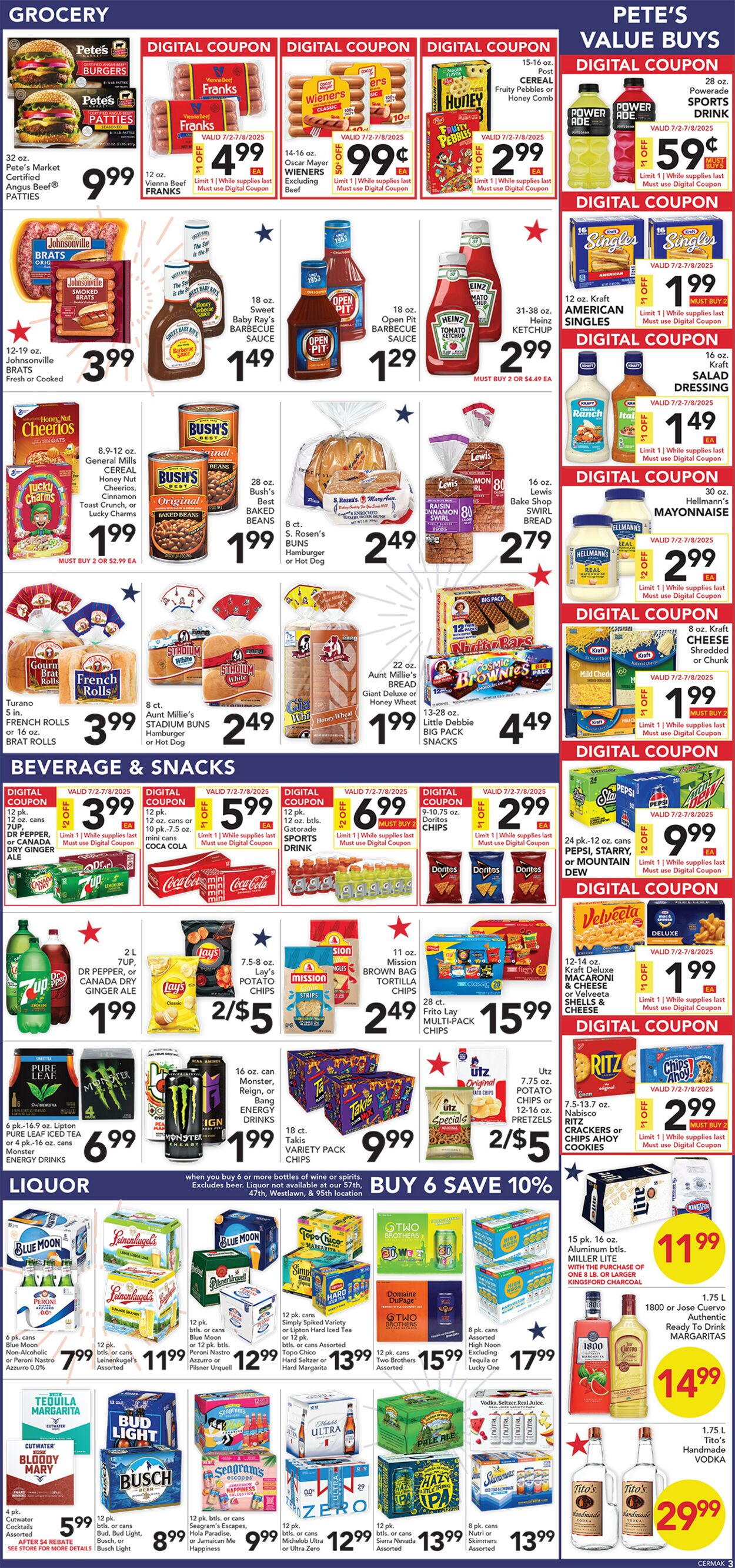 Catalogue Pete's Fresh Market from 06/25/2025