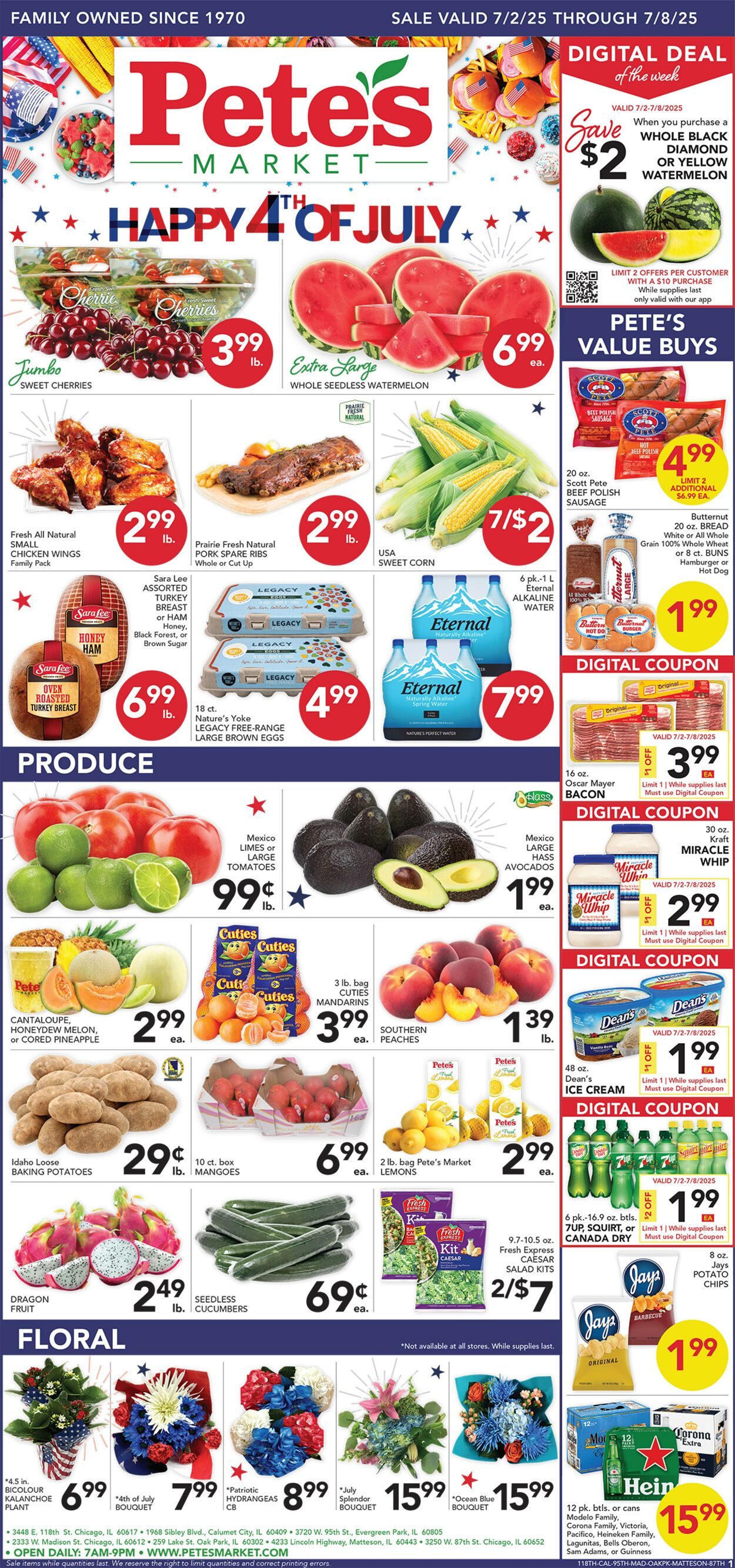 Catalogue Pete's Fresh Market from 06/25/2025