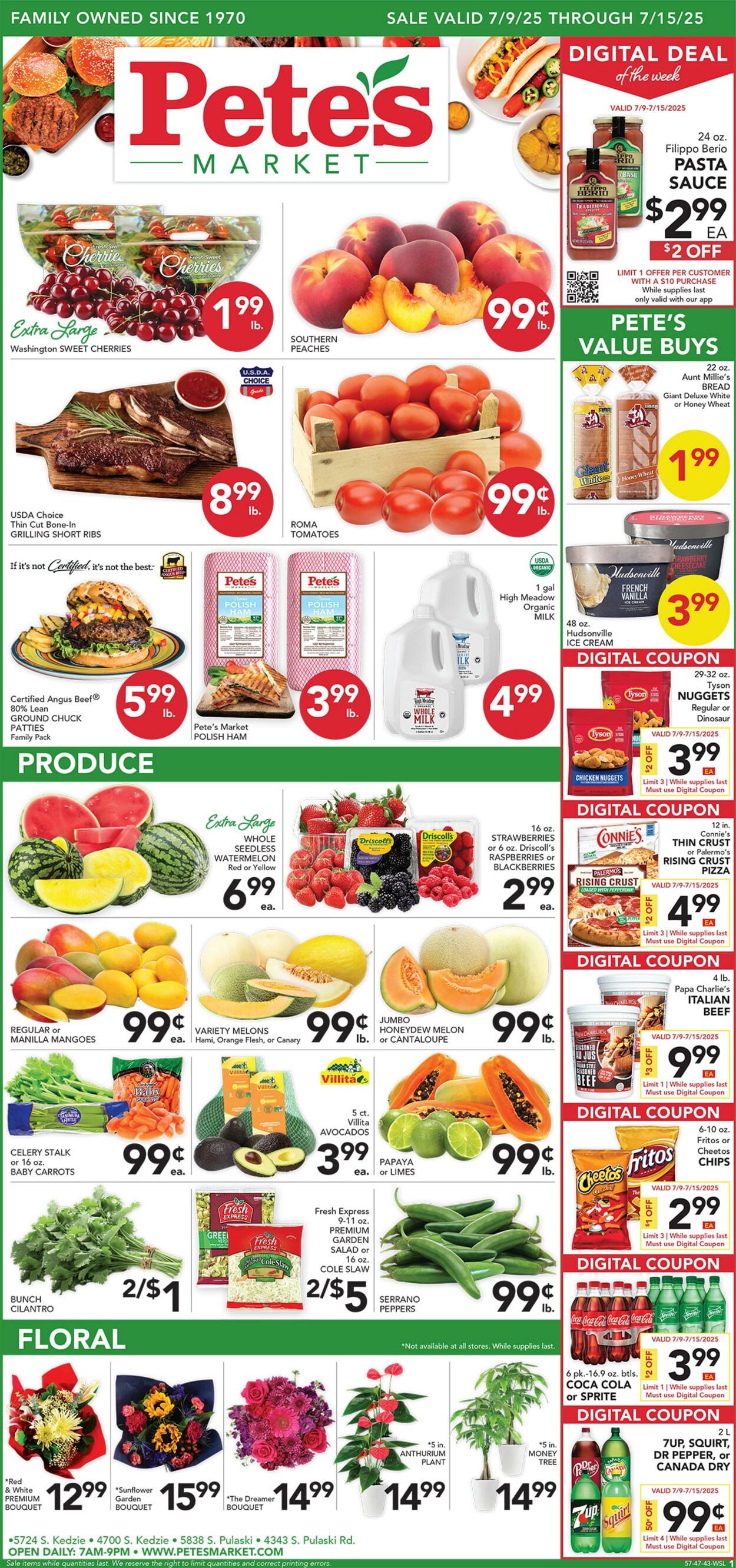 Catalogue Pete's Fresh Market from 07/02/2025
