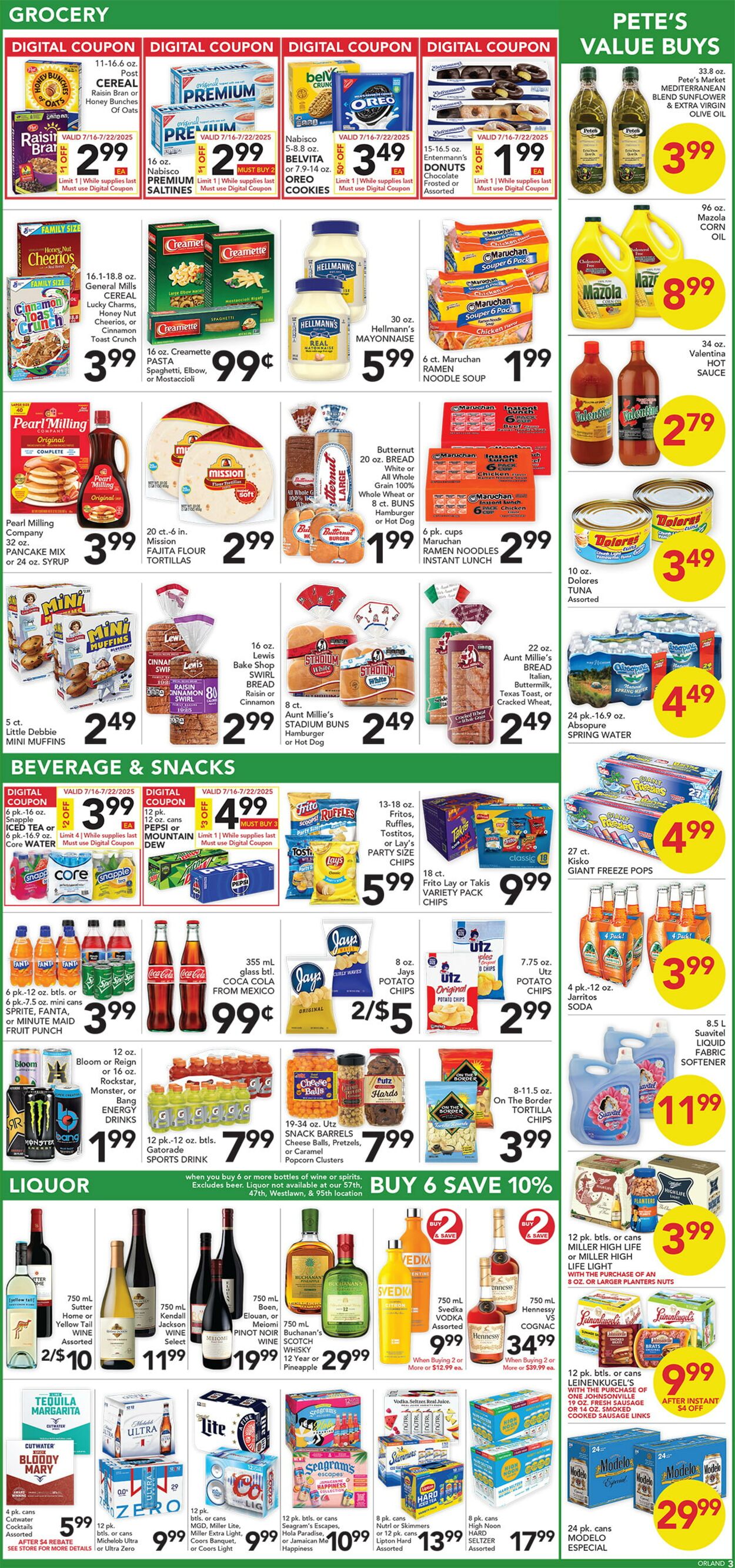 Catalogue Pete's Fresh Market from 07/09/2025