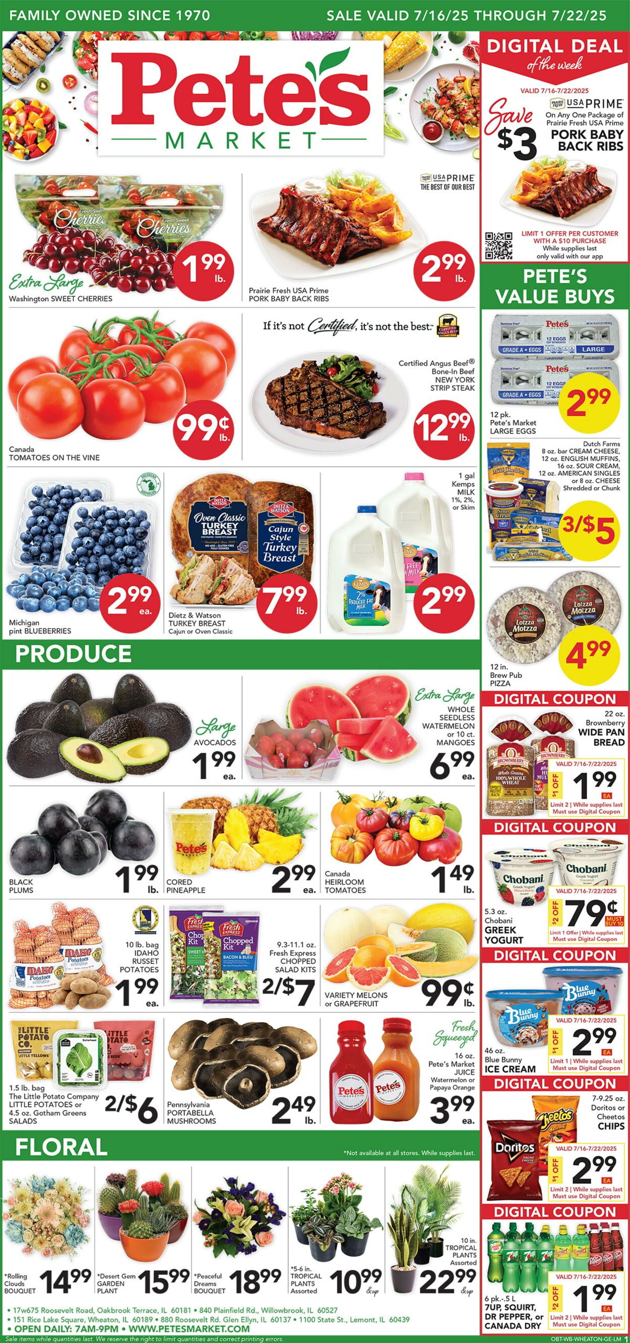 Catalogue Pete's Fresh Market from 07/09/2025