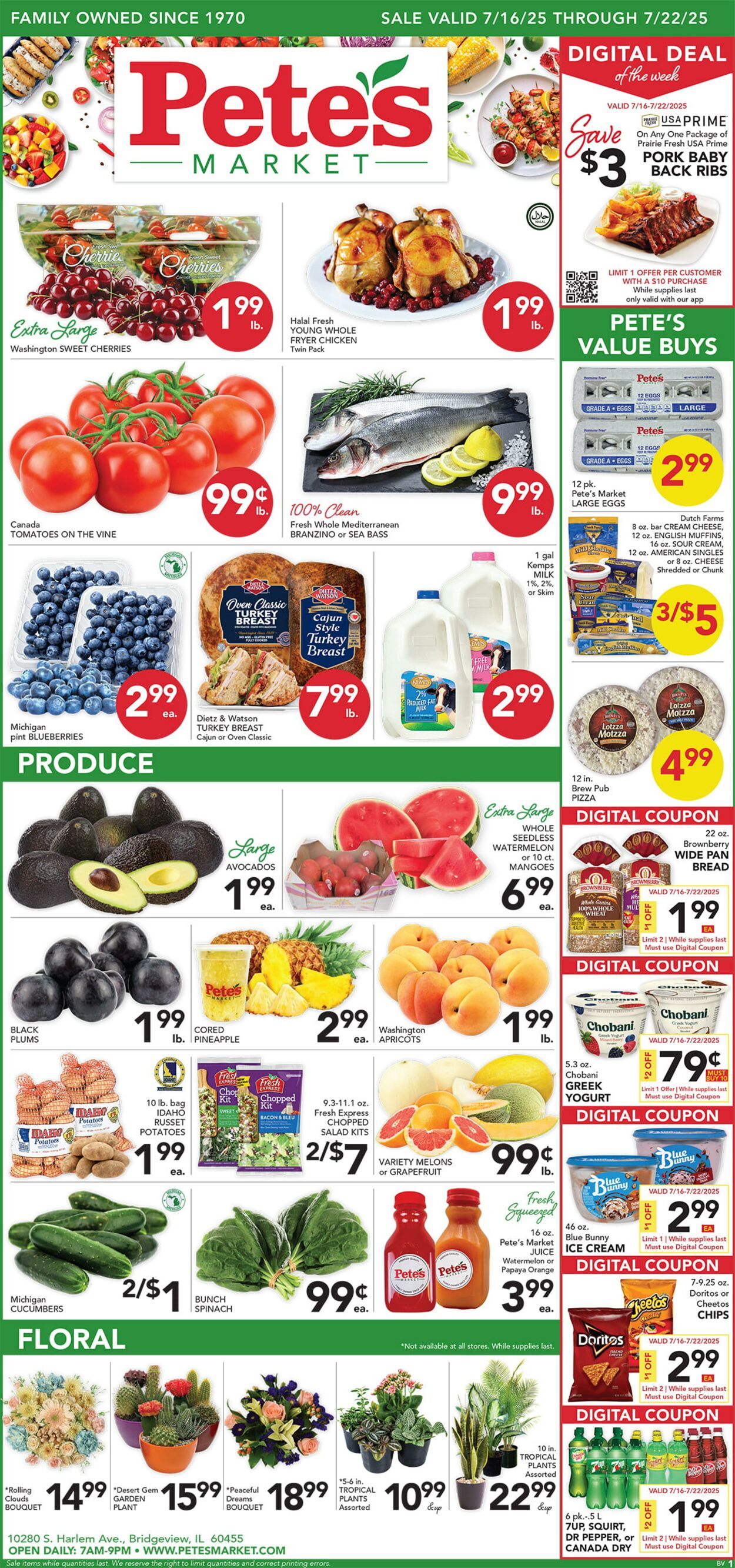 Catalogue Pete's Fresh Market from 07/09/2025