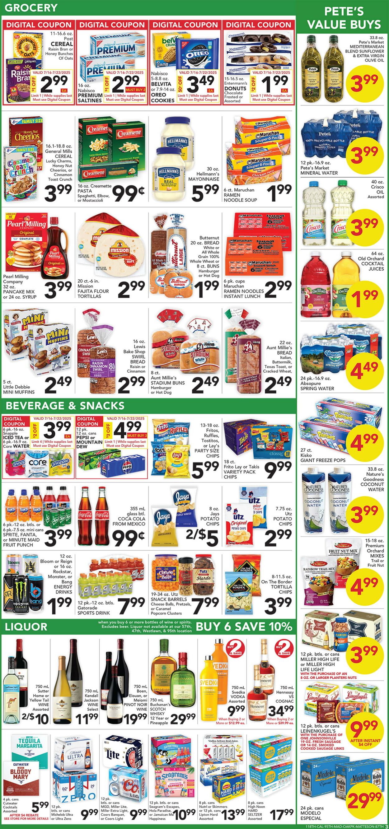 Catalogue Pete's Fresh Market from 07/09/2025