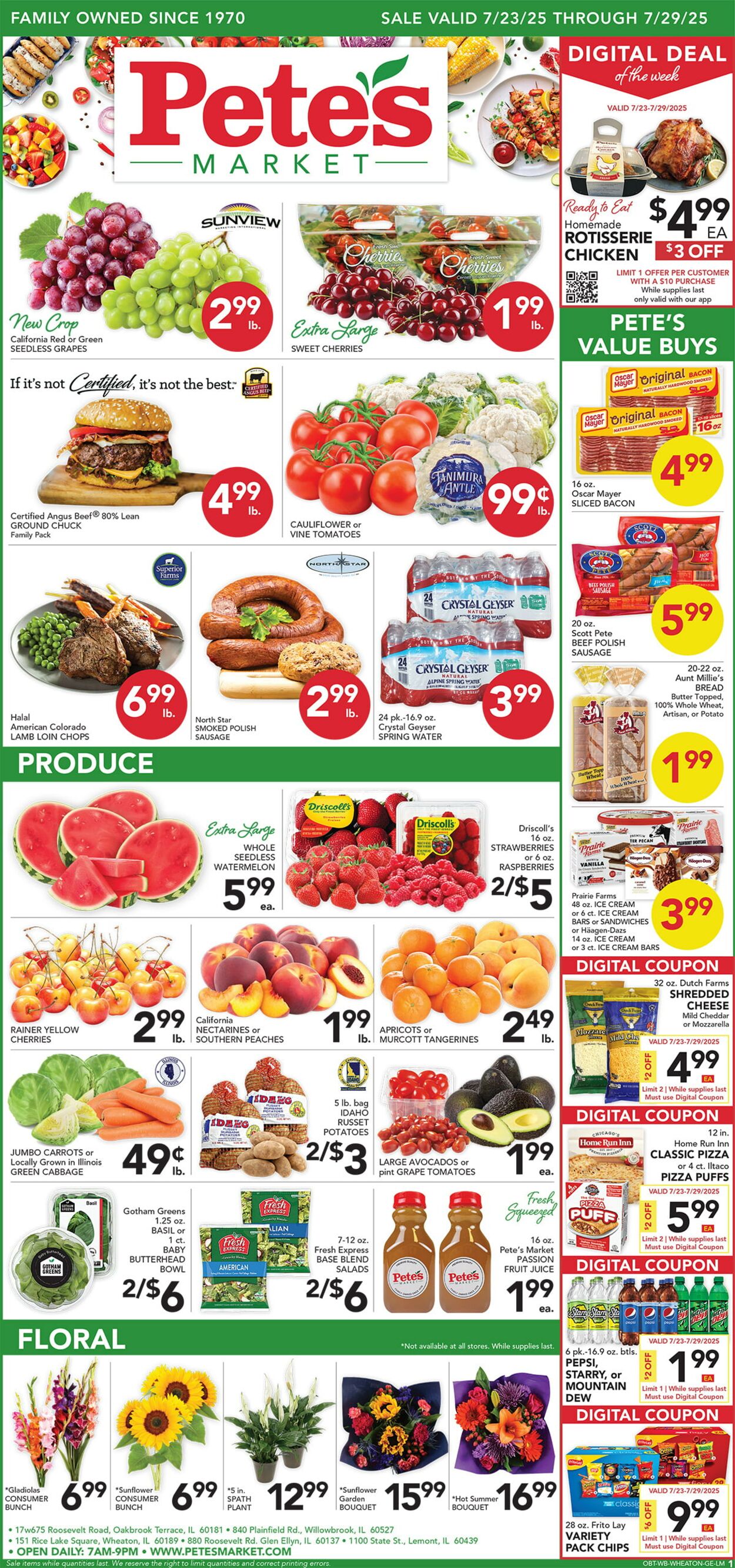 Catalogue Pete's Fresh Market from 07/16/2025