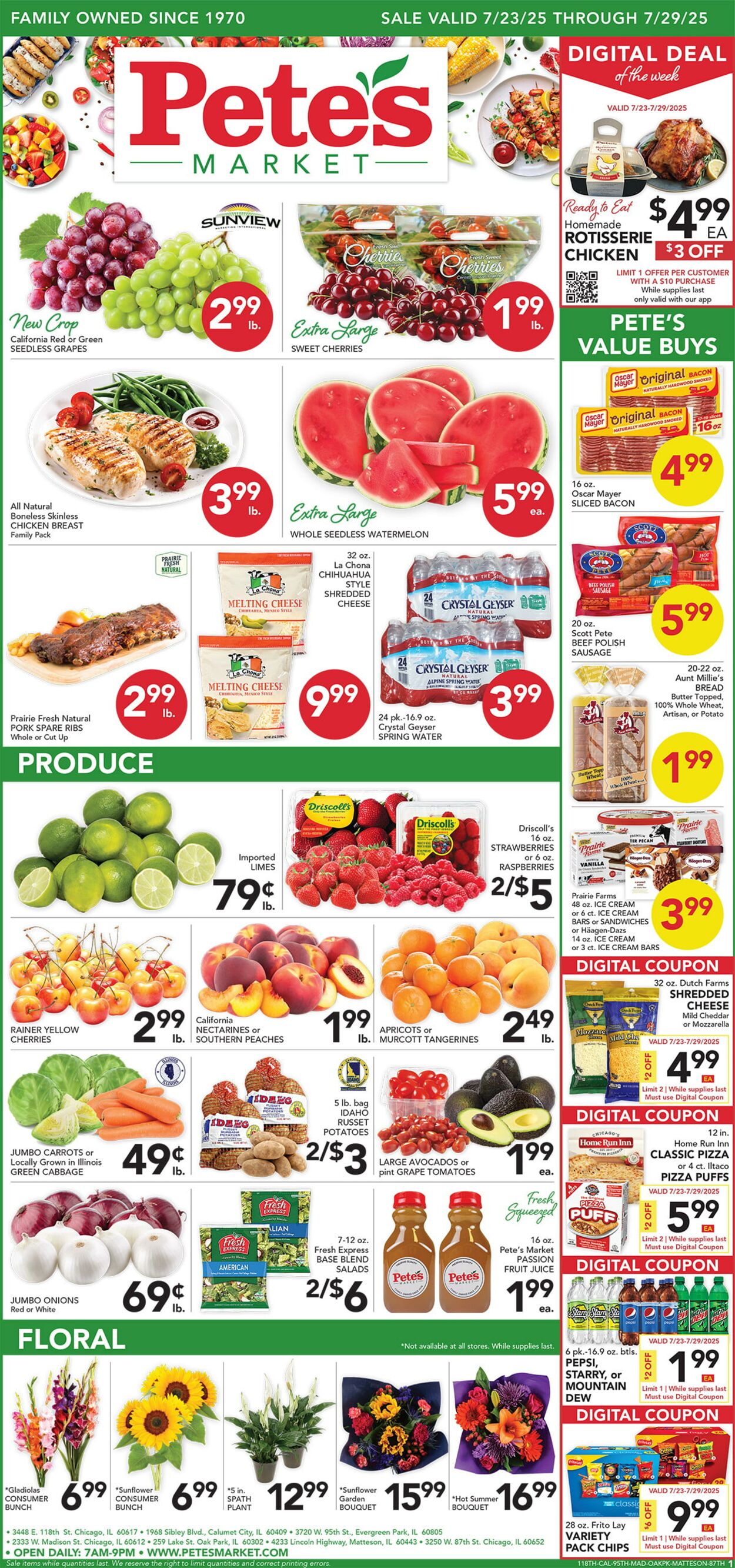 Catalogue Pete's Fresh Market from 07/16/2025