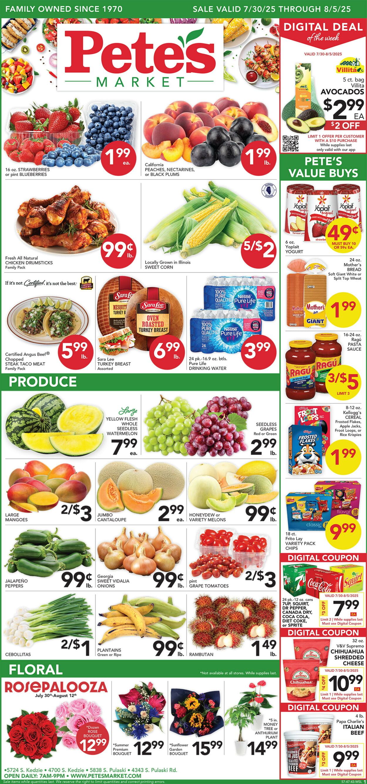 Catalogue Pete's Fresh Market from 07/23/2025