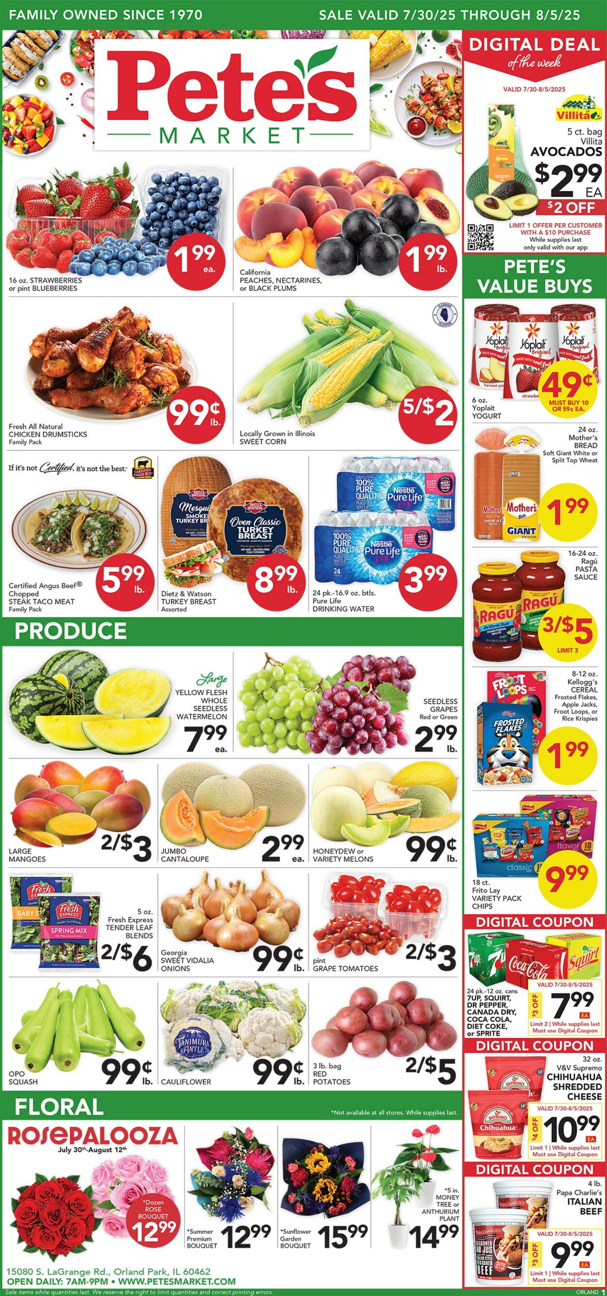 Catalogue Pete's Fresh Market from 07/23/2025