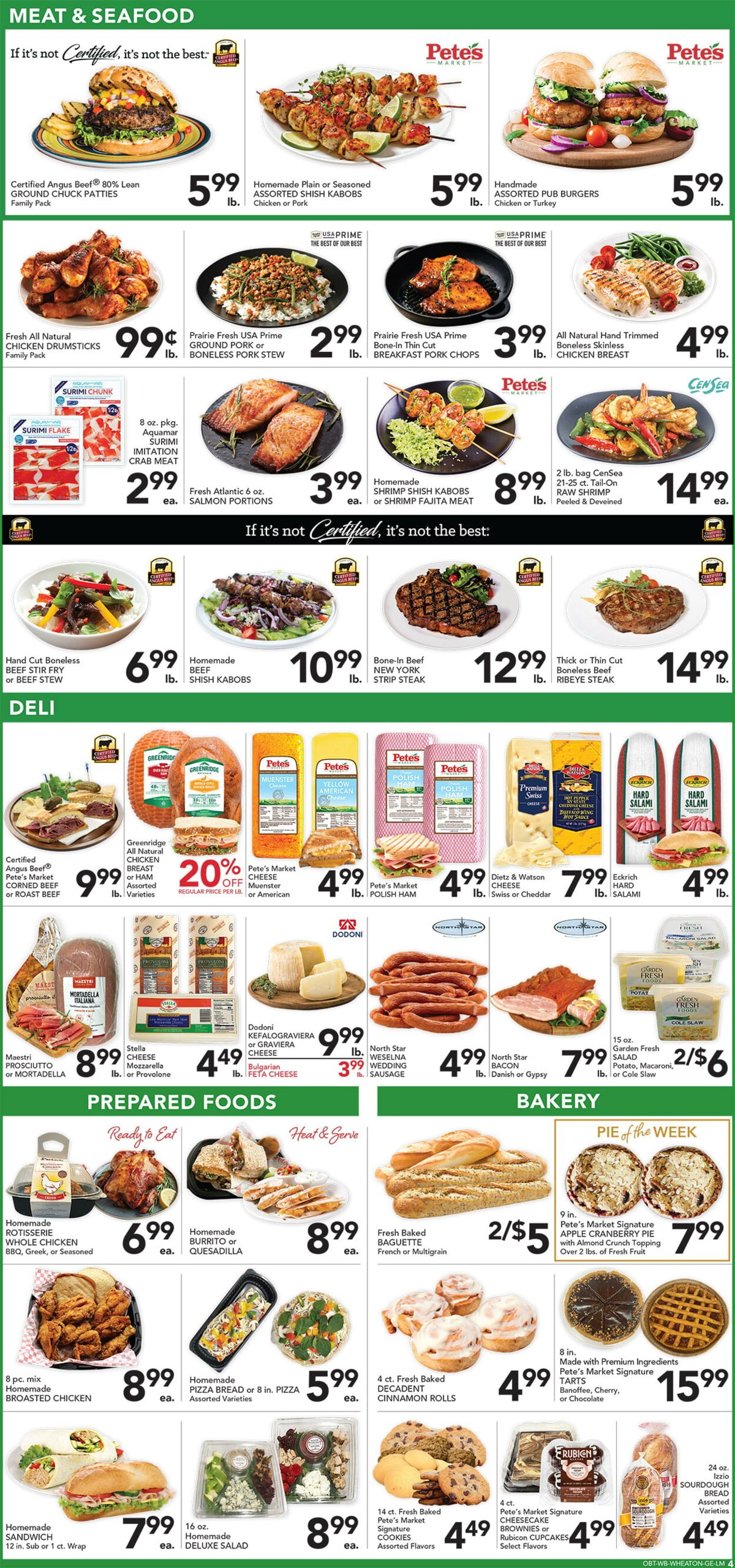 Catalogue Pete's Fresh Market from 07/23/2025