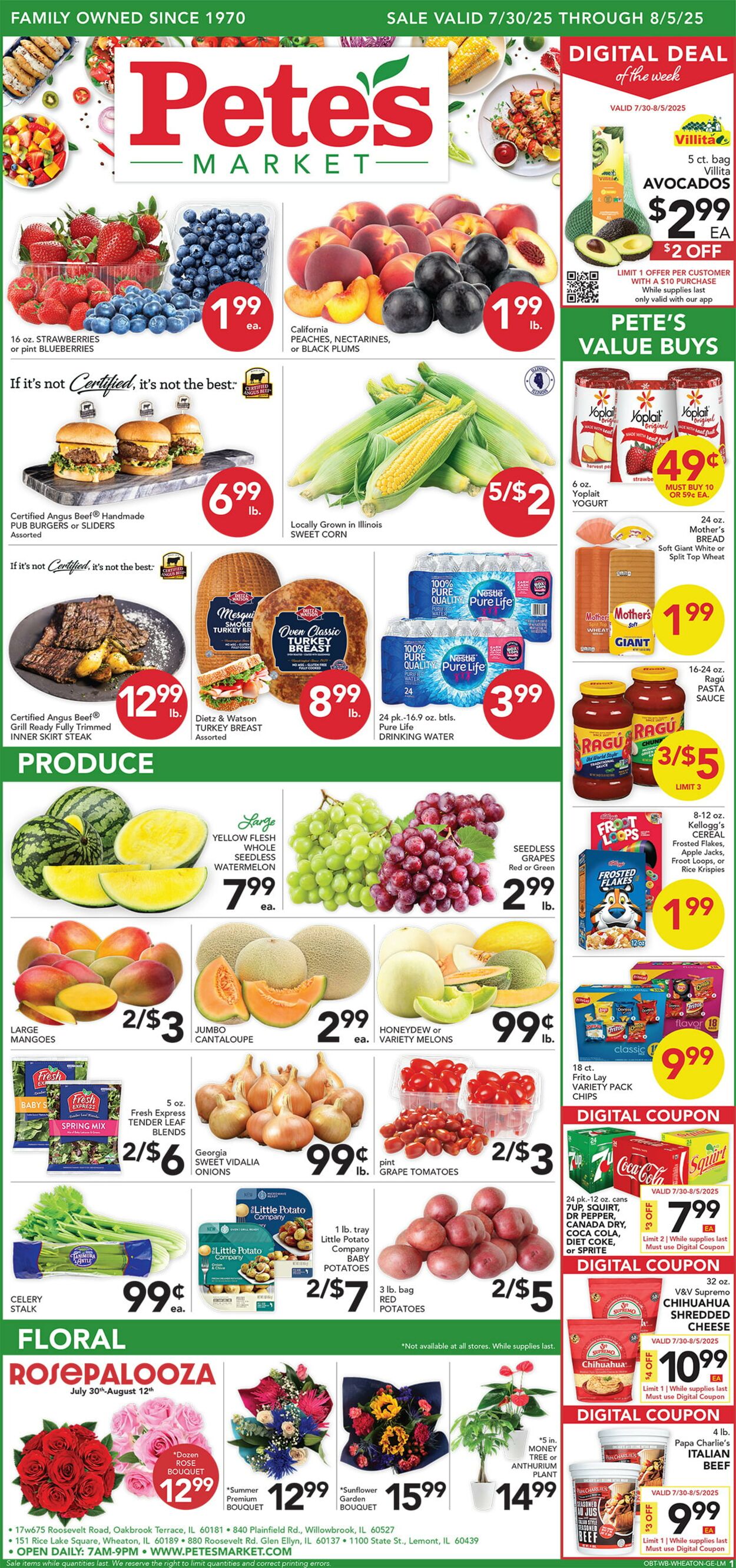 Catalogue Pete's Fresh Market from 07/30/2025
