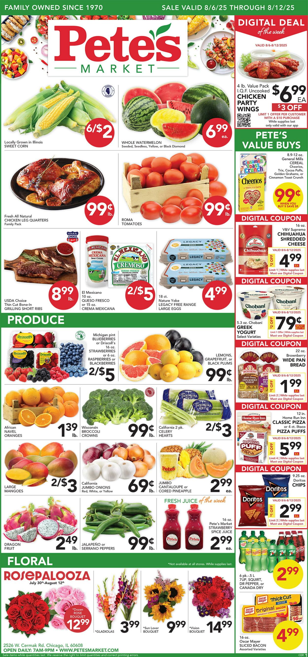 Catalogue Pete's Fresh Market from 07/30/2025