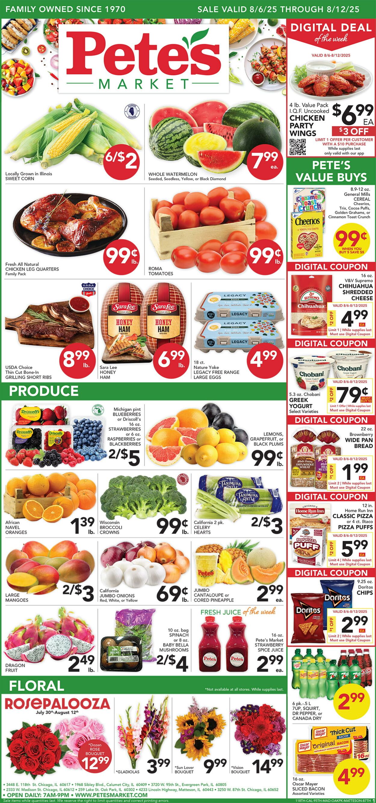 Catalogue Pete's Fresh Market from 07/30/2025