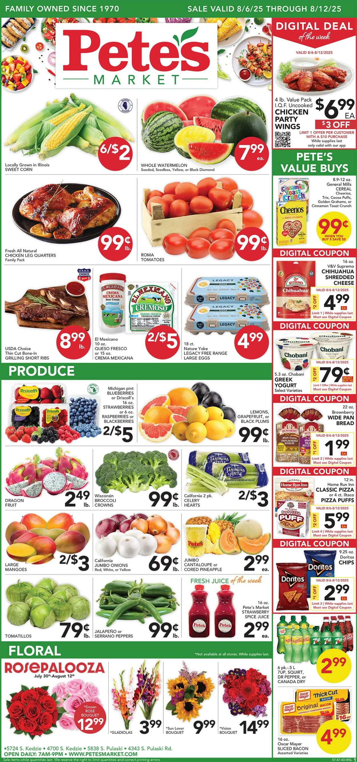 Catalogue Pete's Fresh Market from 07/30/2025