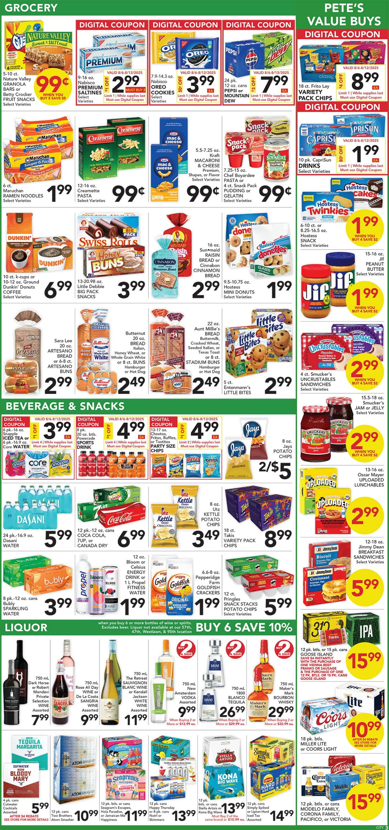 Catalogue Pete's Fresh Market from 07/30/2025