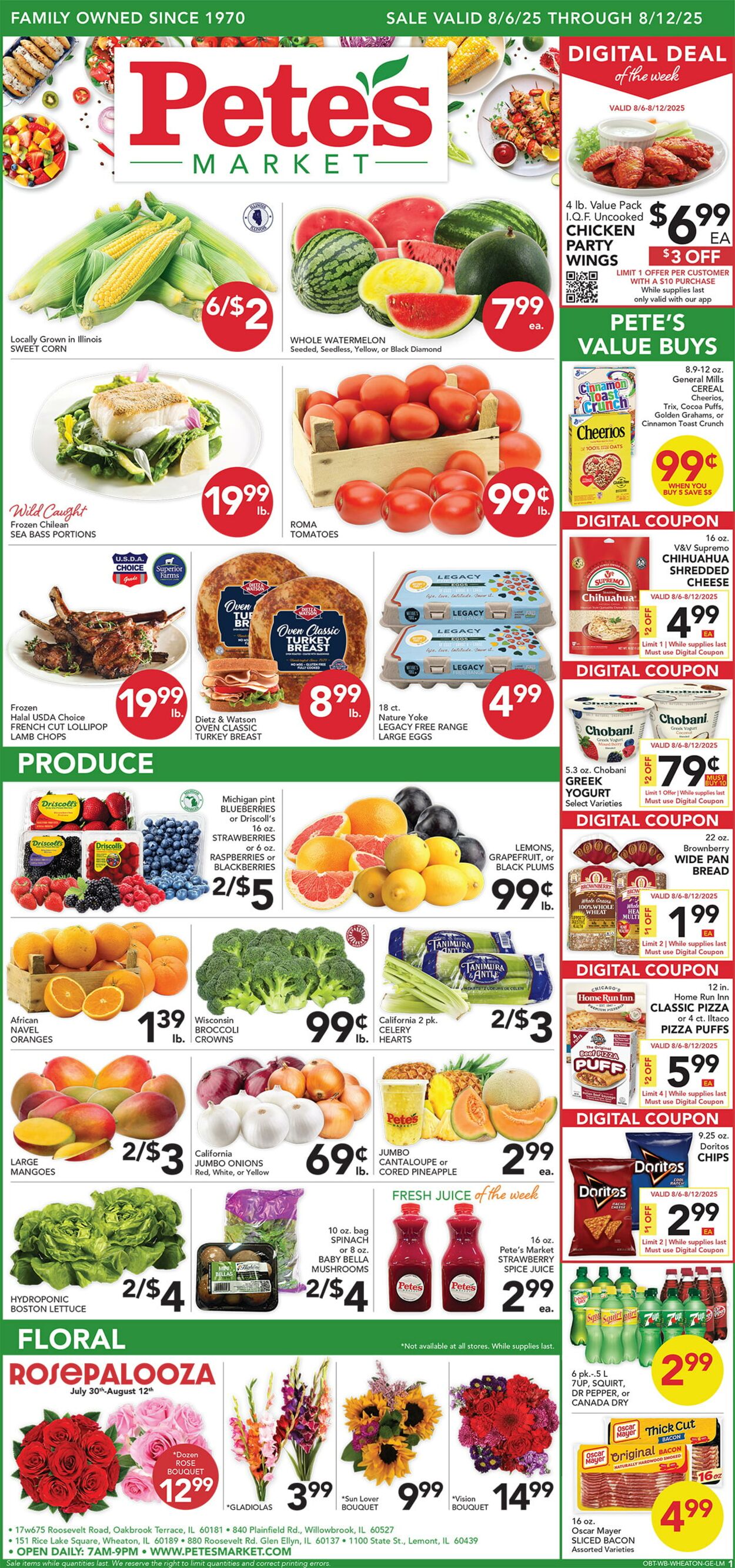 Catalogue Pete's Fresh Market from 08/06/2025