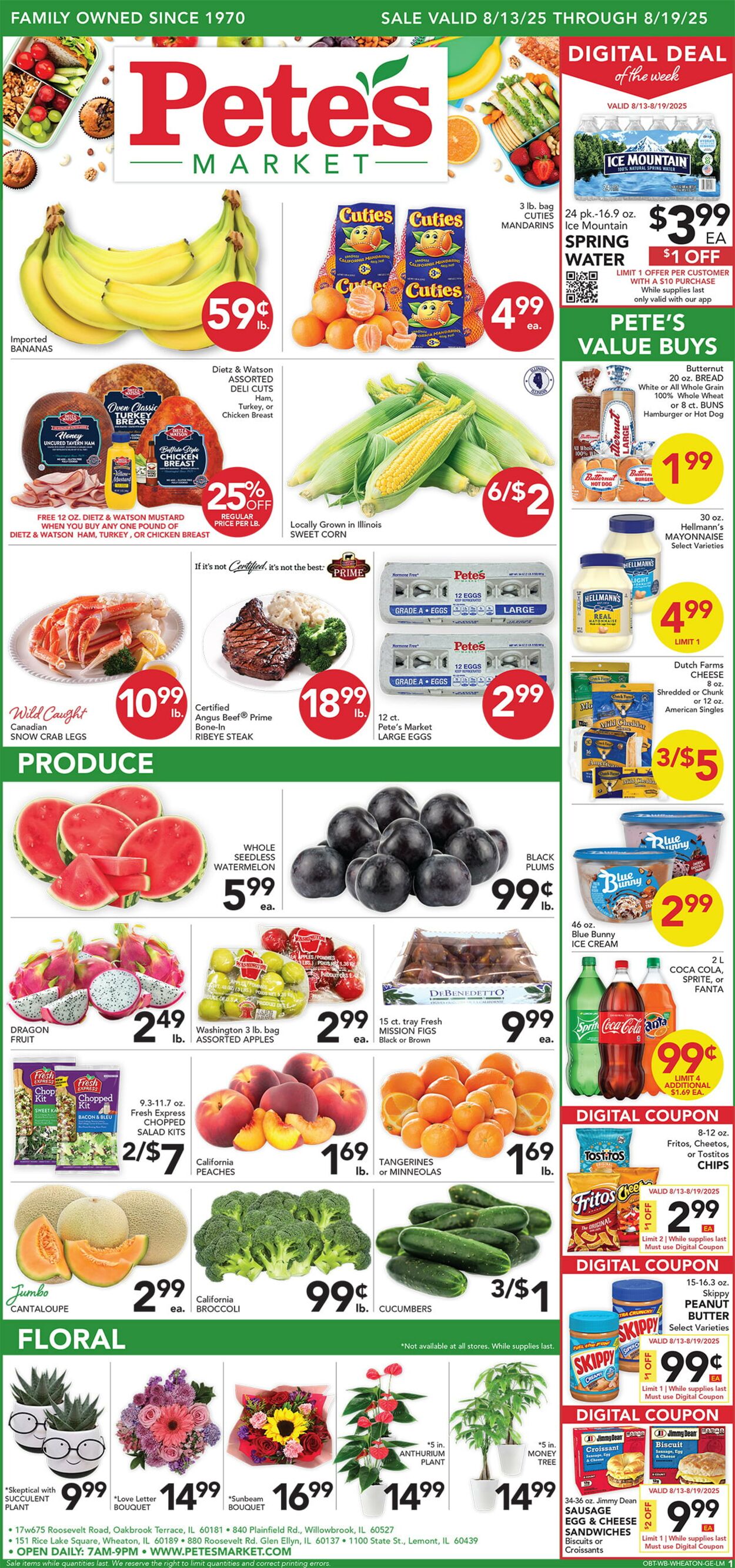 Catalogue Pete's Fresh Market from 08/06/2025