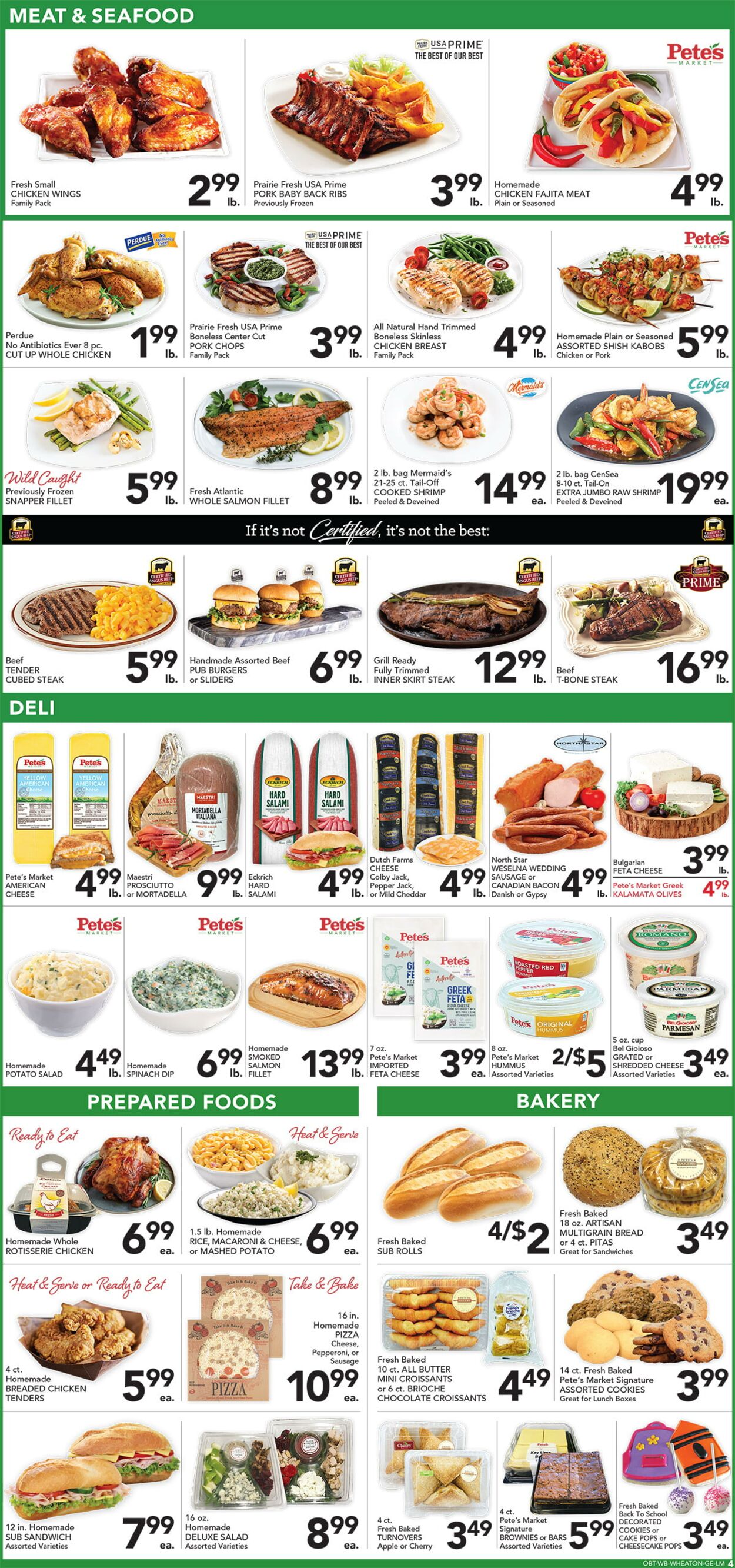 Catalogue Pete's Fresh Market from 08/06/2025