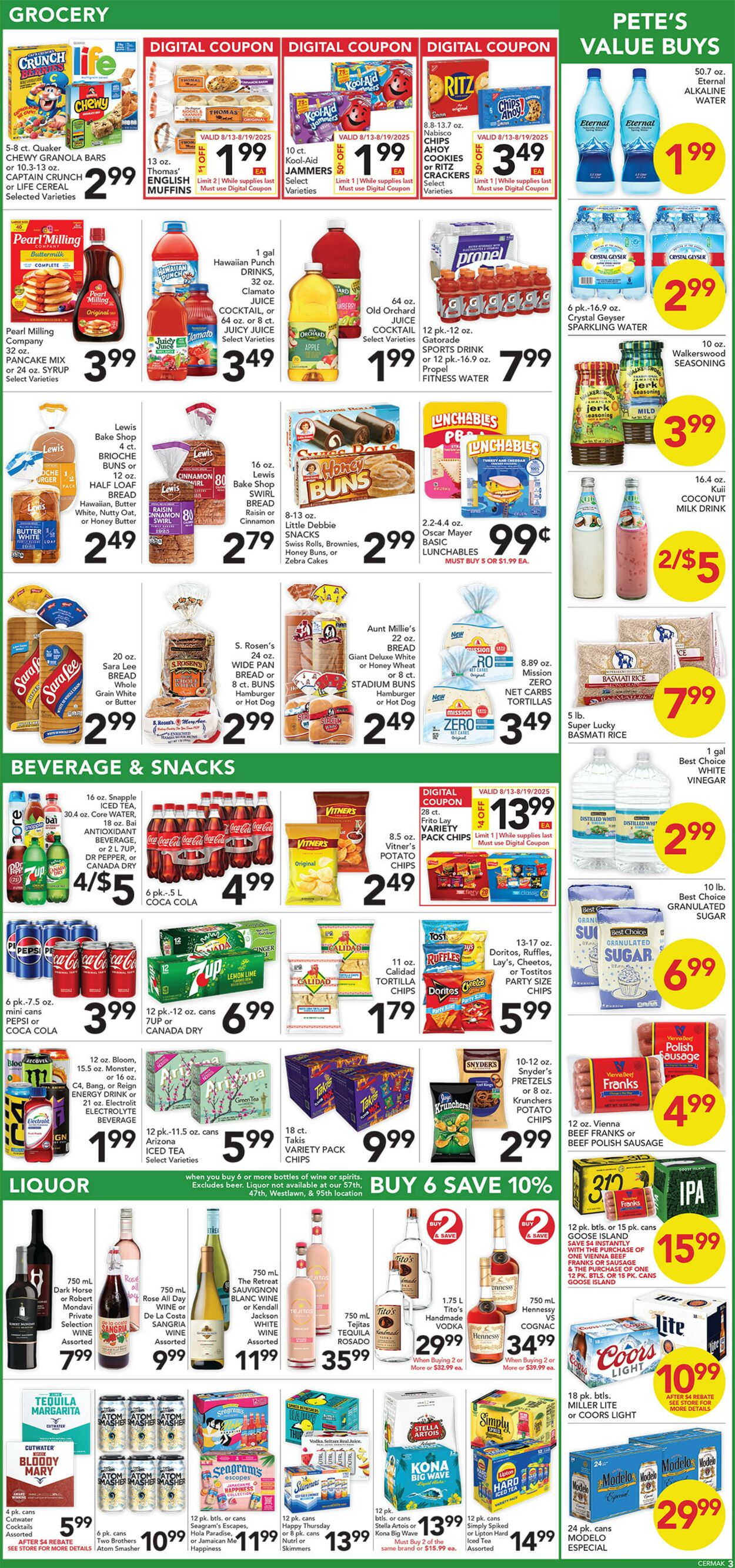 Catalogue Pete's Fresh Market from 08/06/2025