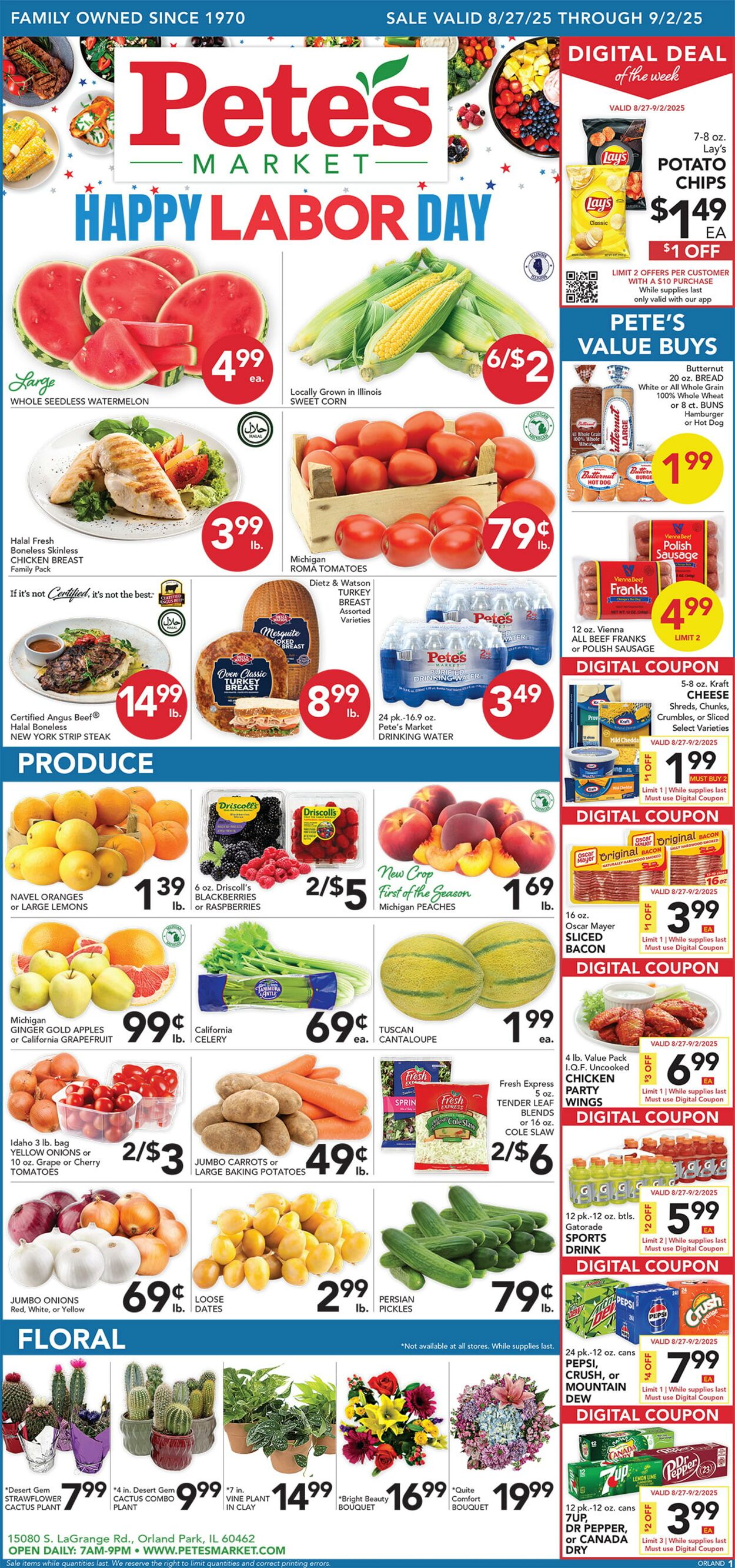 Catalogue Pete's Fresh Market from 08/20/2025