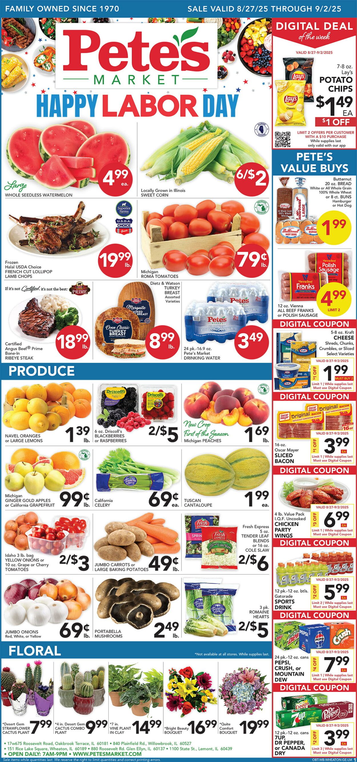 Catalogue Pete's Fresh Market from 08/20/2025