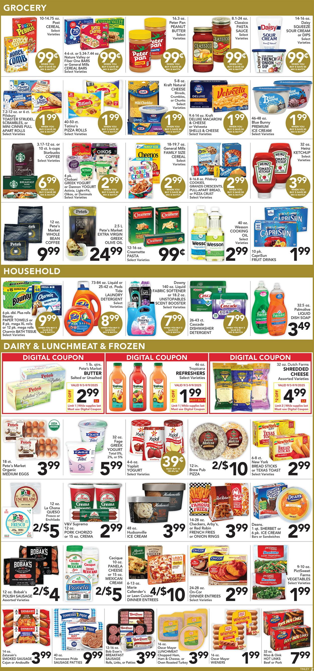 Catalogue Pete's Fresh Market from 08/27/2025