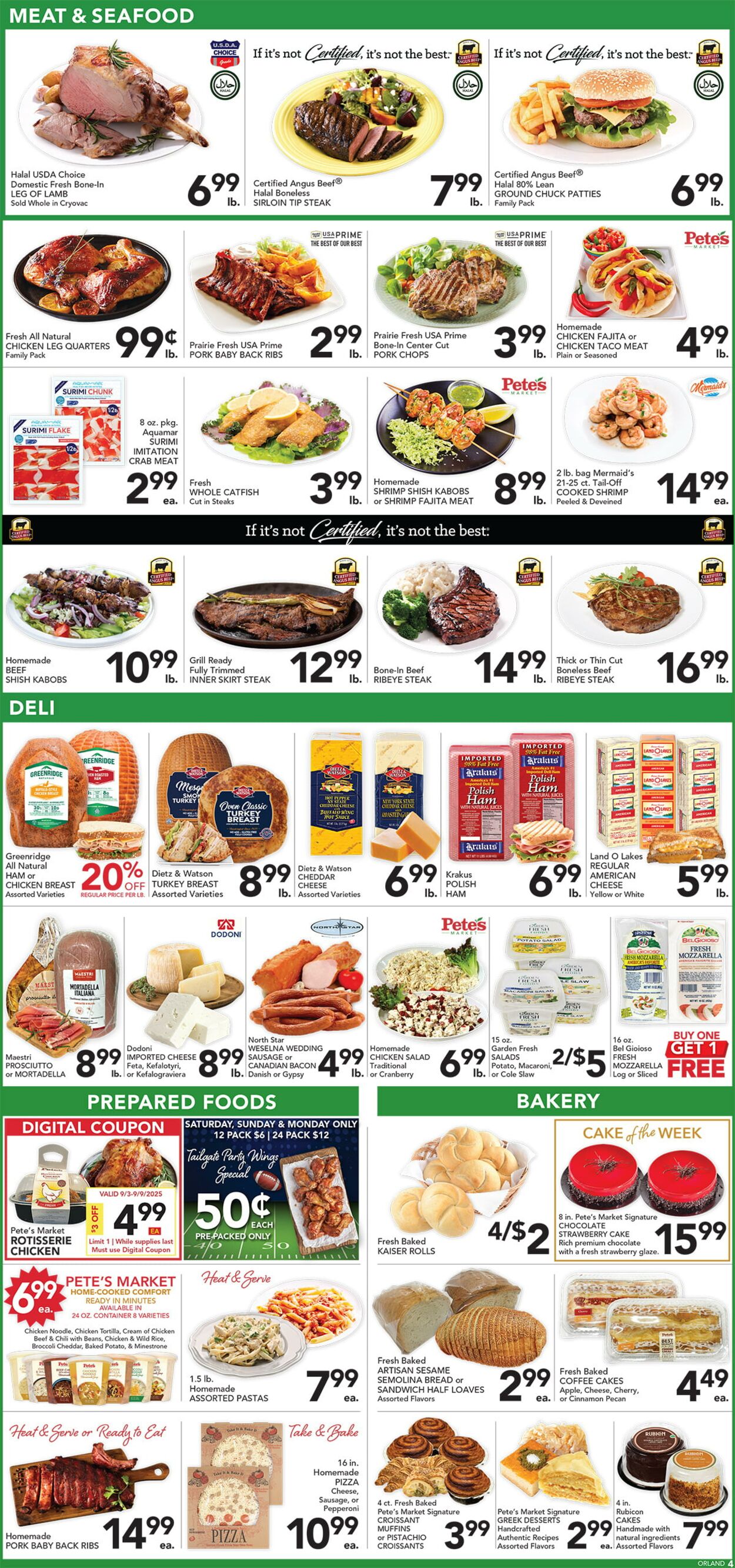 Catalogue Pete's Fresh Market from 08/27/2025
