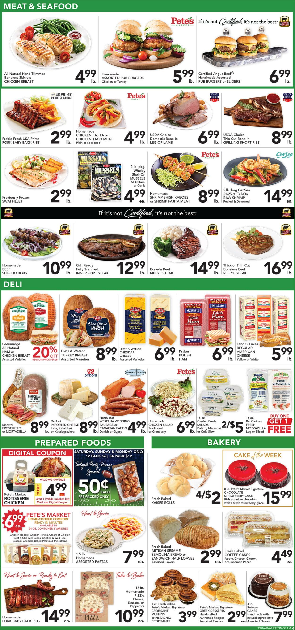 Catalogue Pete's Fresh Market from 08/27/2025