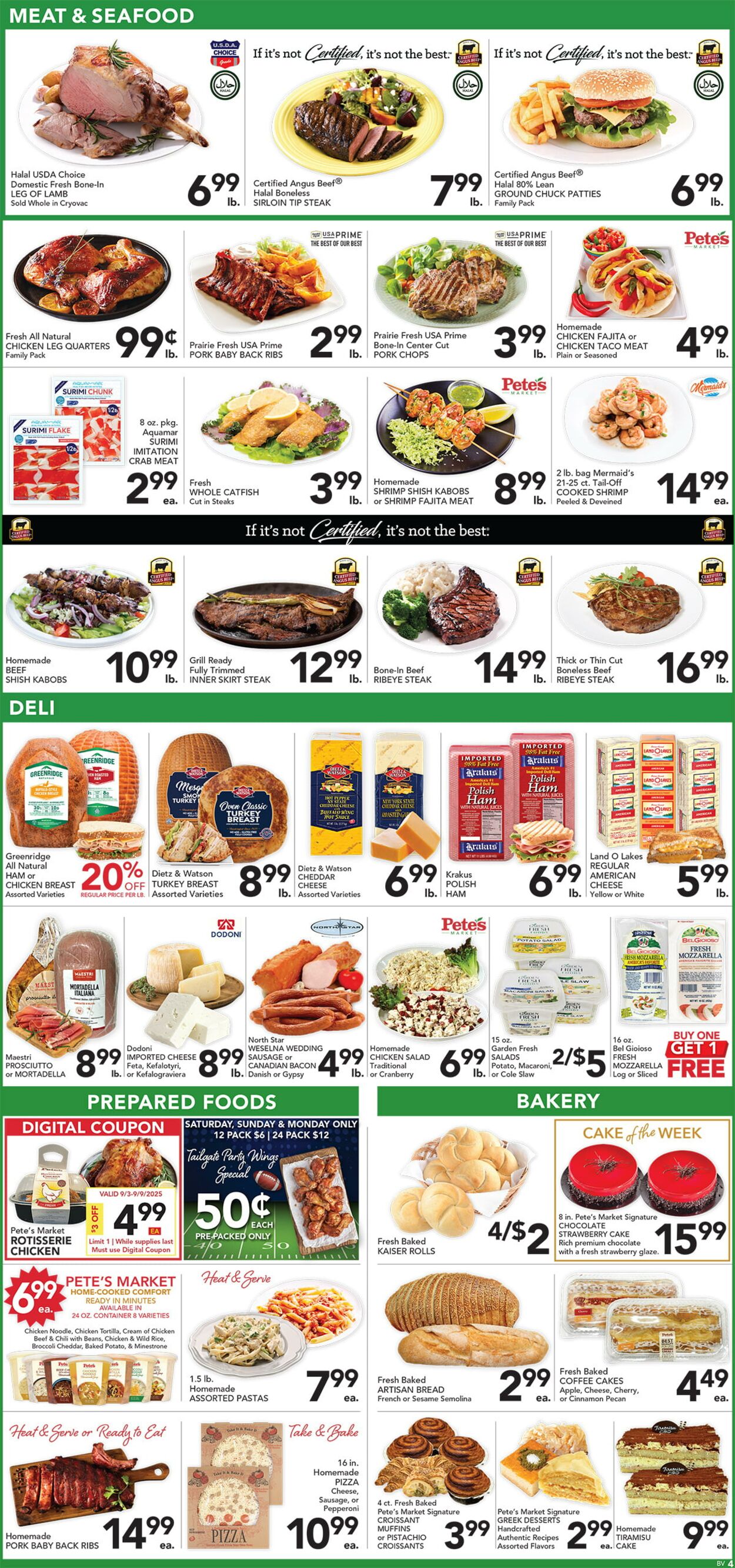 Catalogue Pete's Fresh Market from 08/27/2025