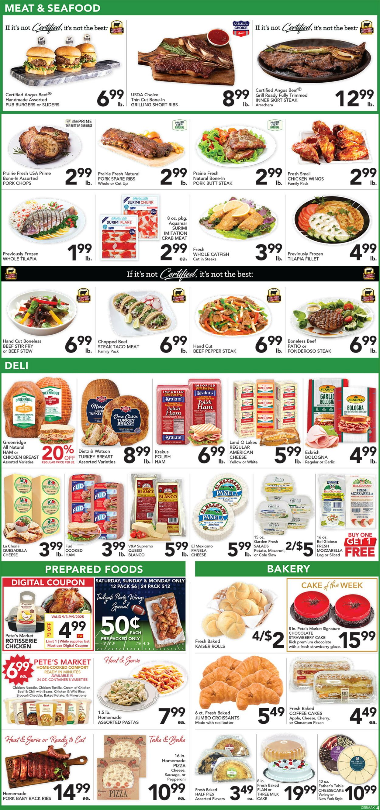 Catalogue Pete's Fresh Market from 08/27/2025