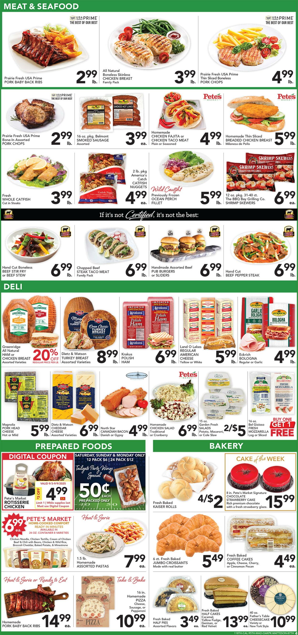 Catalogue Pete's Fresh Market from 08/27/2025
