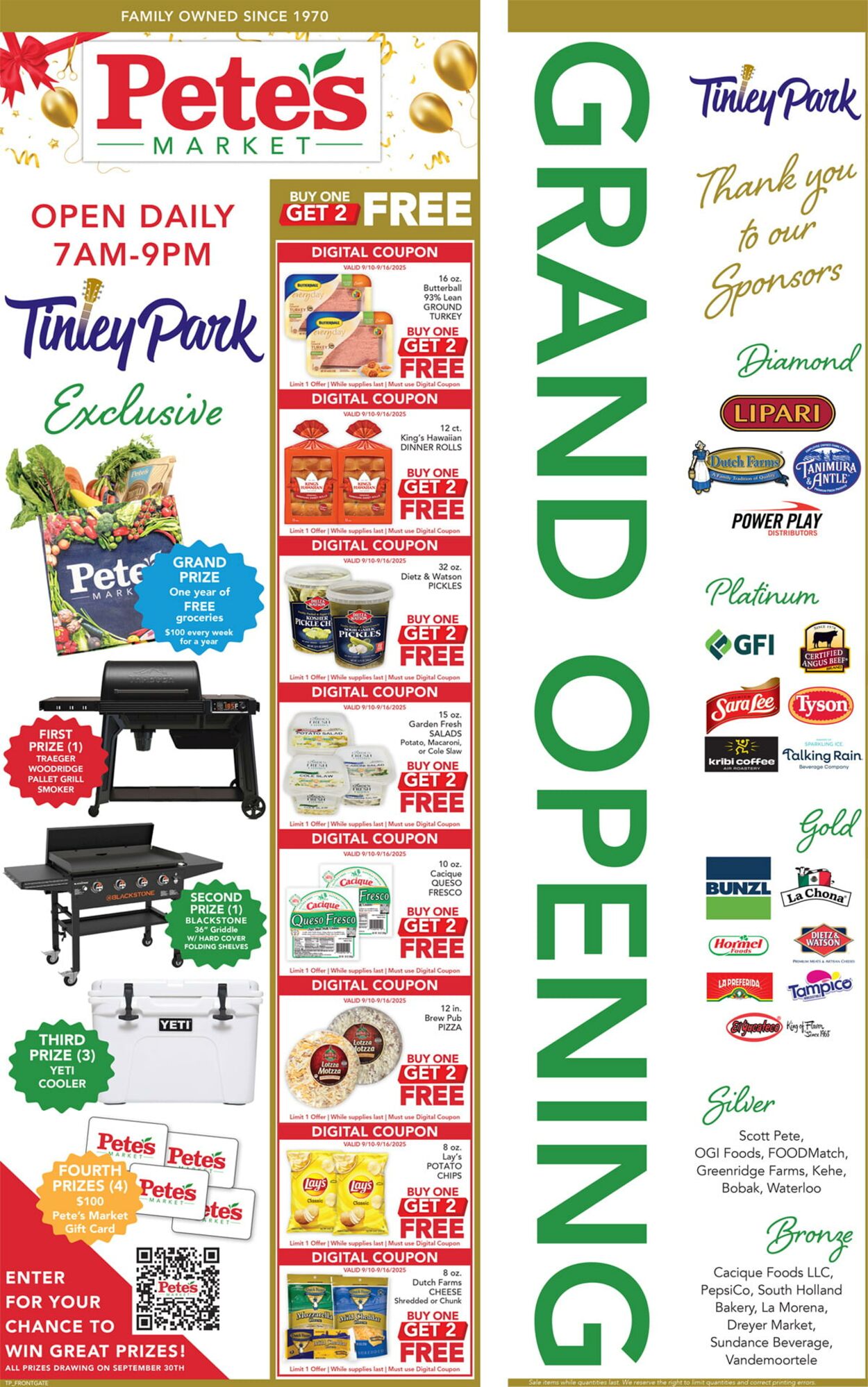 Catalogue Pete's Fresh Market from 09/03/2025