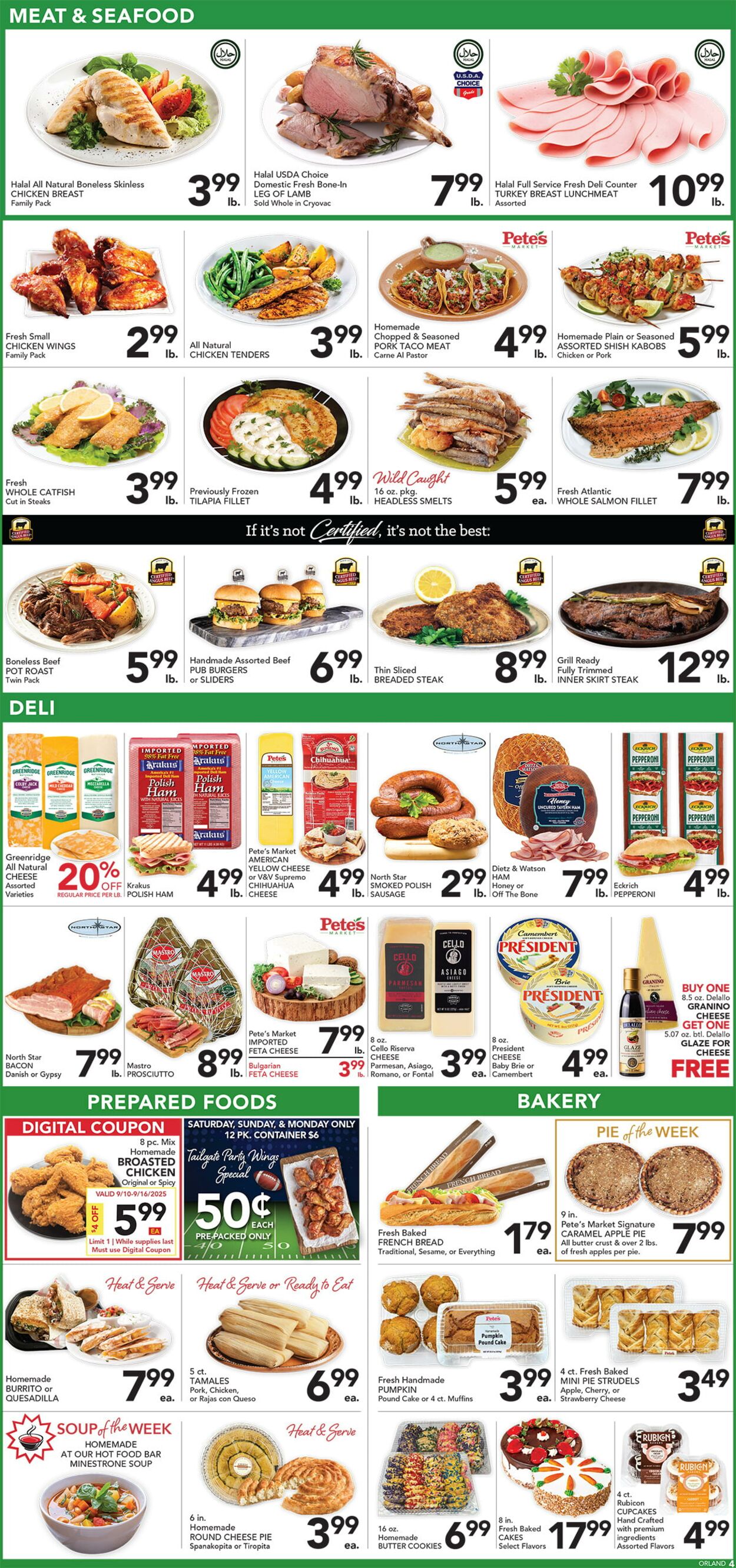 Catalogue Pete's Fresh Market from 09/03/2025