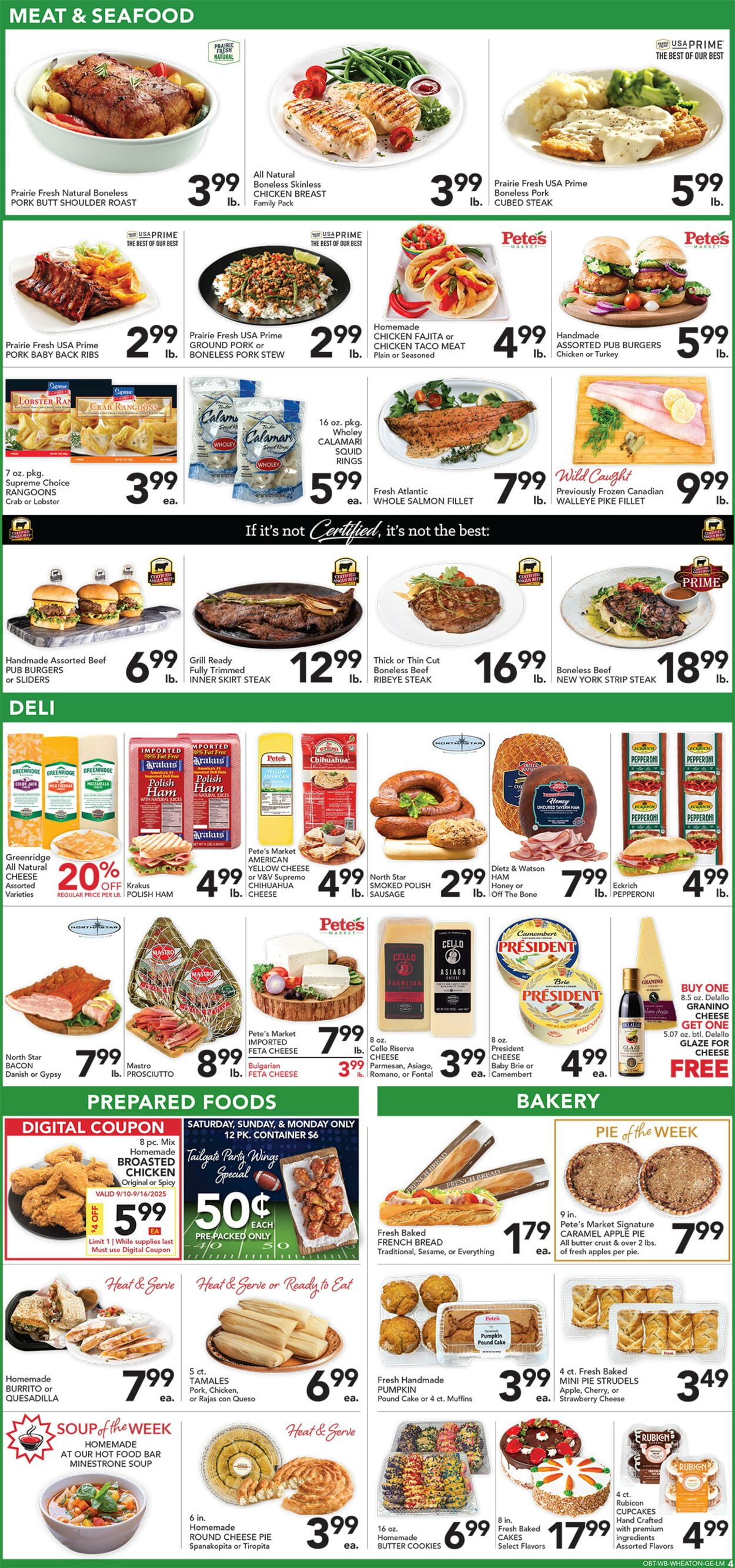 Catalogue Pete's Fresh Market from 09/03/2025