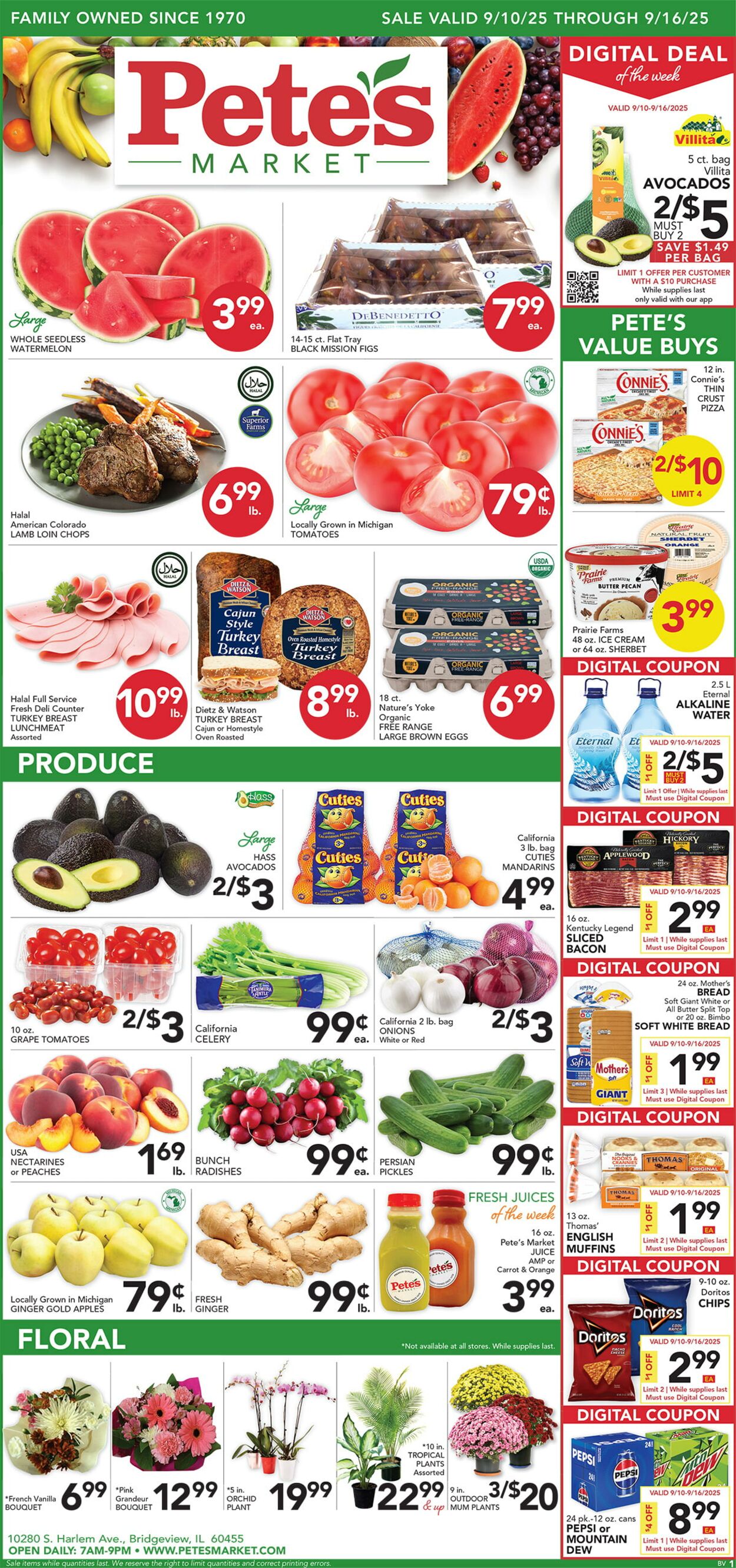 Catalogue Pete's Fresh Market from 09/03/2025