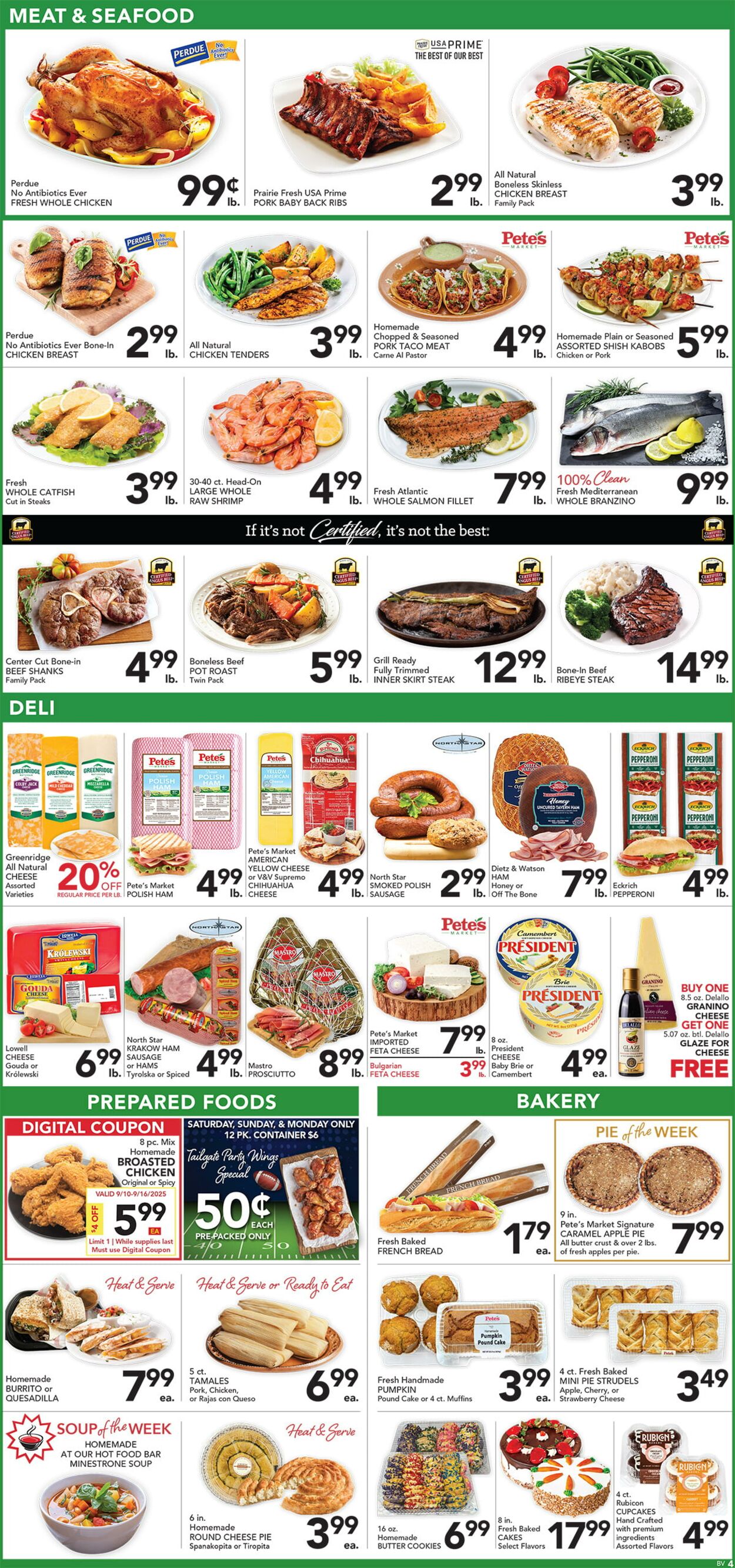 Catalogue Pete's Fresh Market from 09/03/2025
