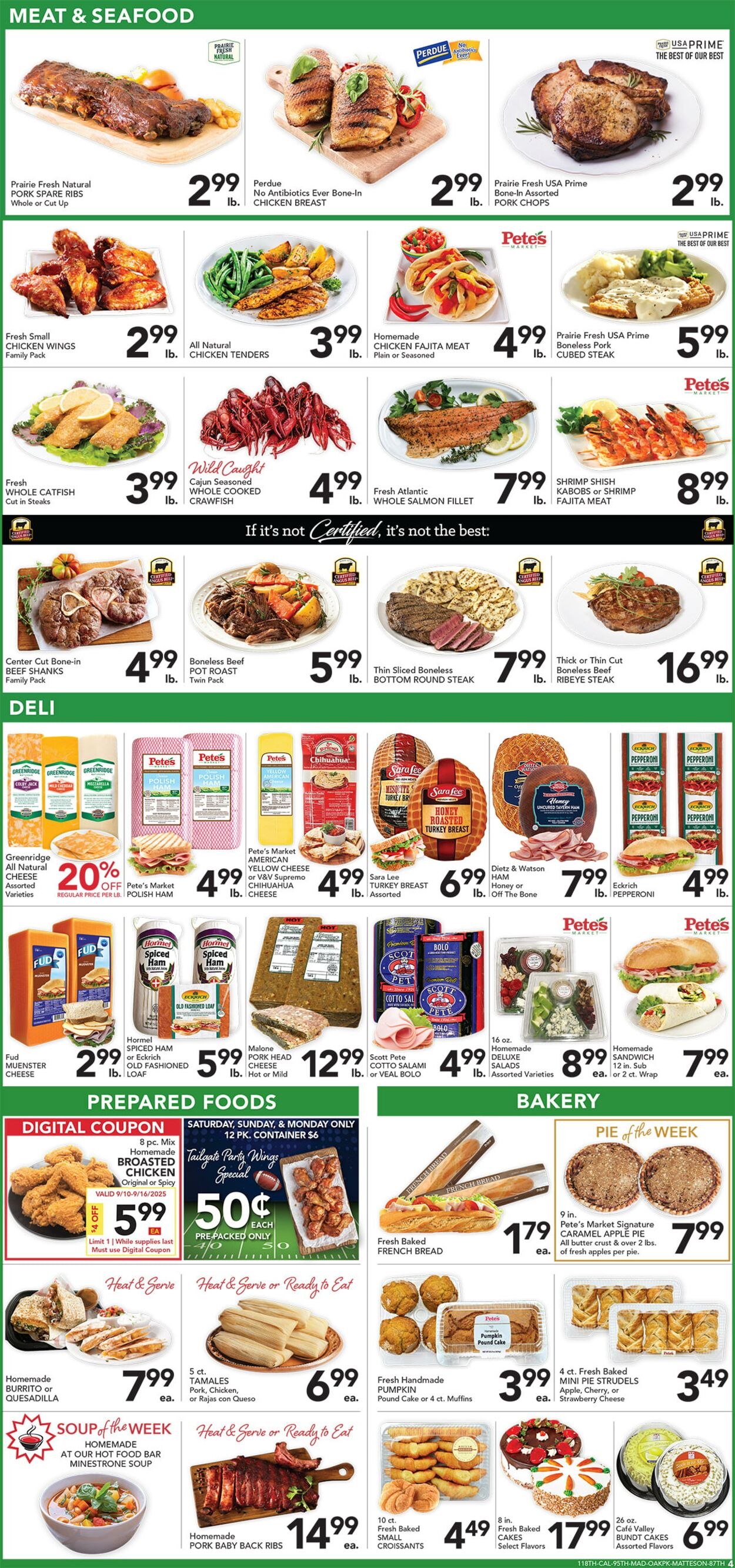Catalogue Pete's Fresh Market from 09/03/2025