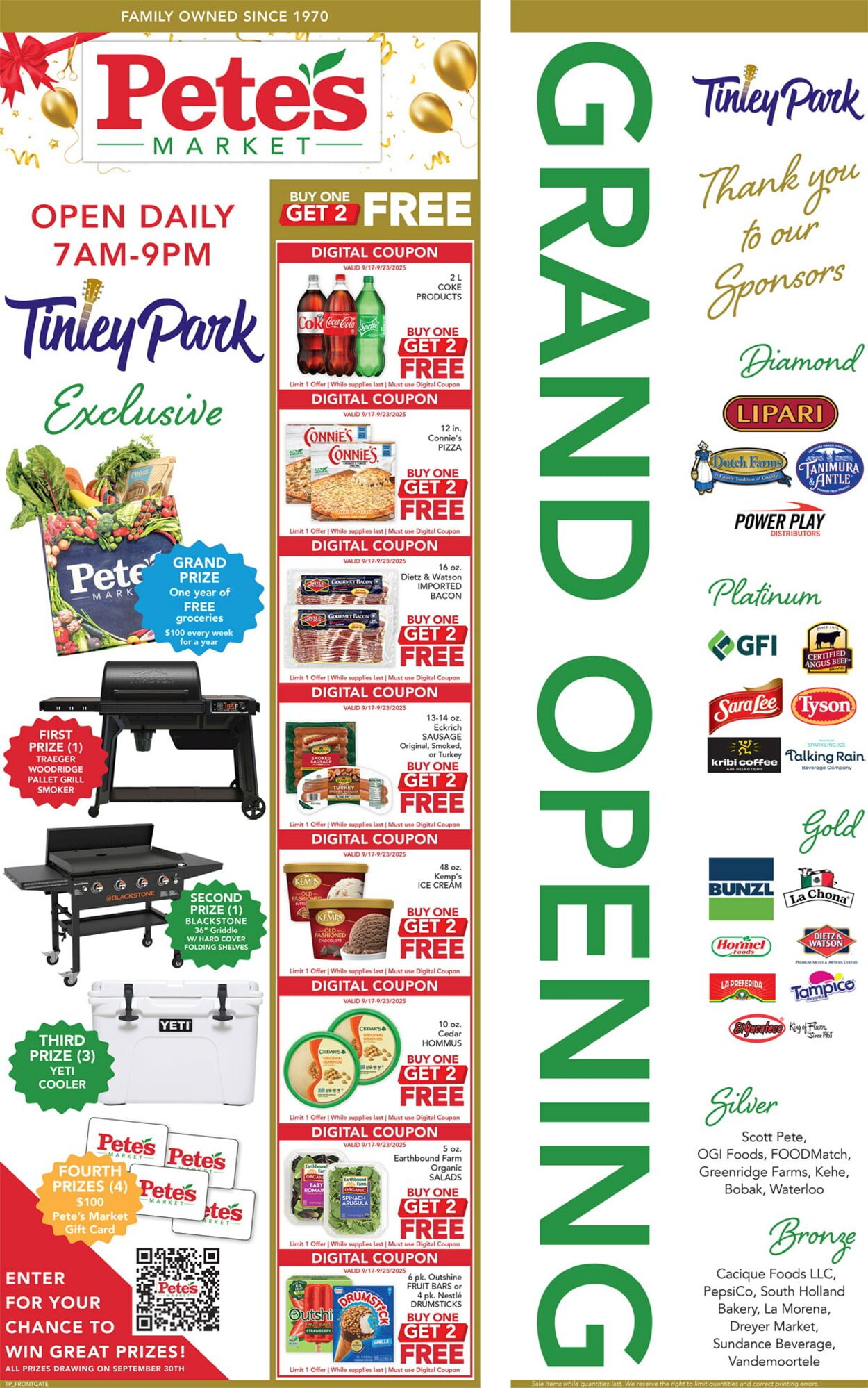 Catalogue Pete's Fresh Market from 09/17/2025
