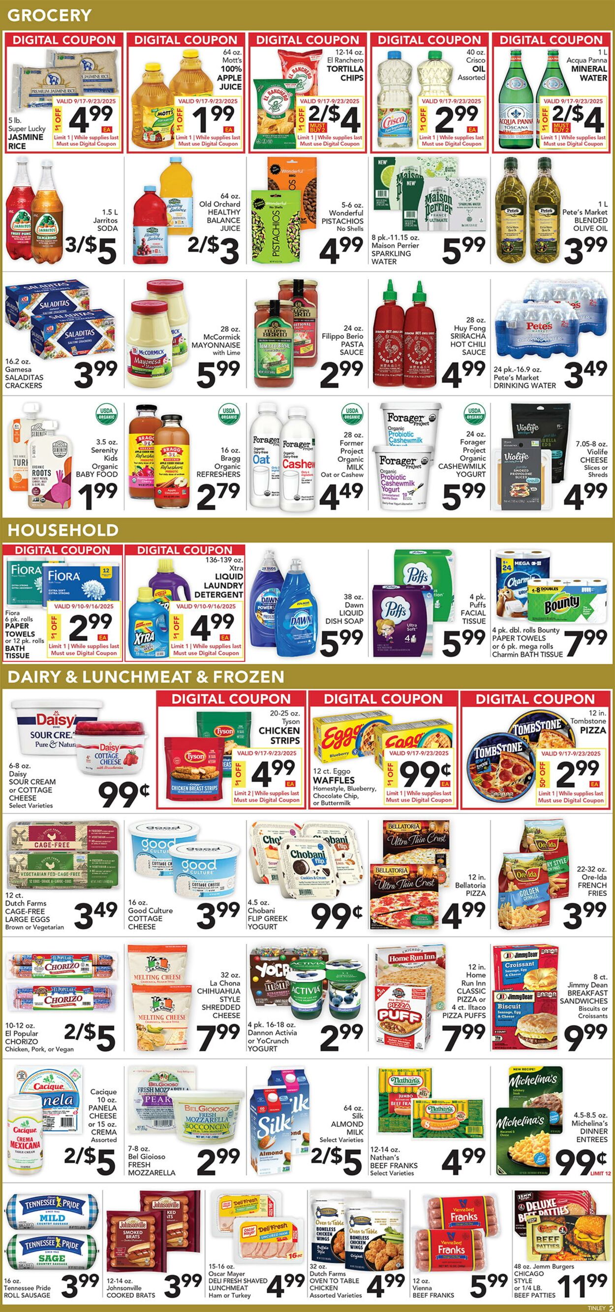 Catalogue Pete's Fresh Market from 09/17/2025
