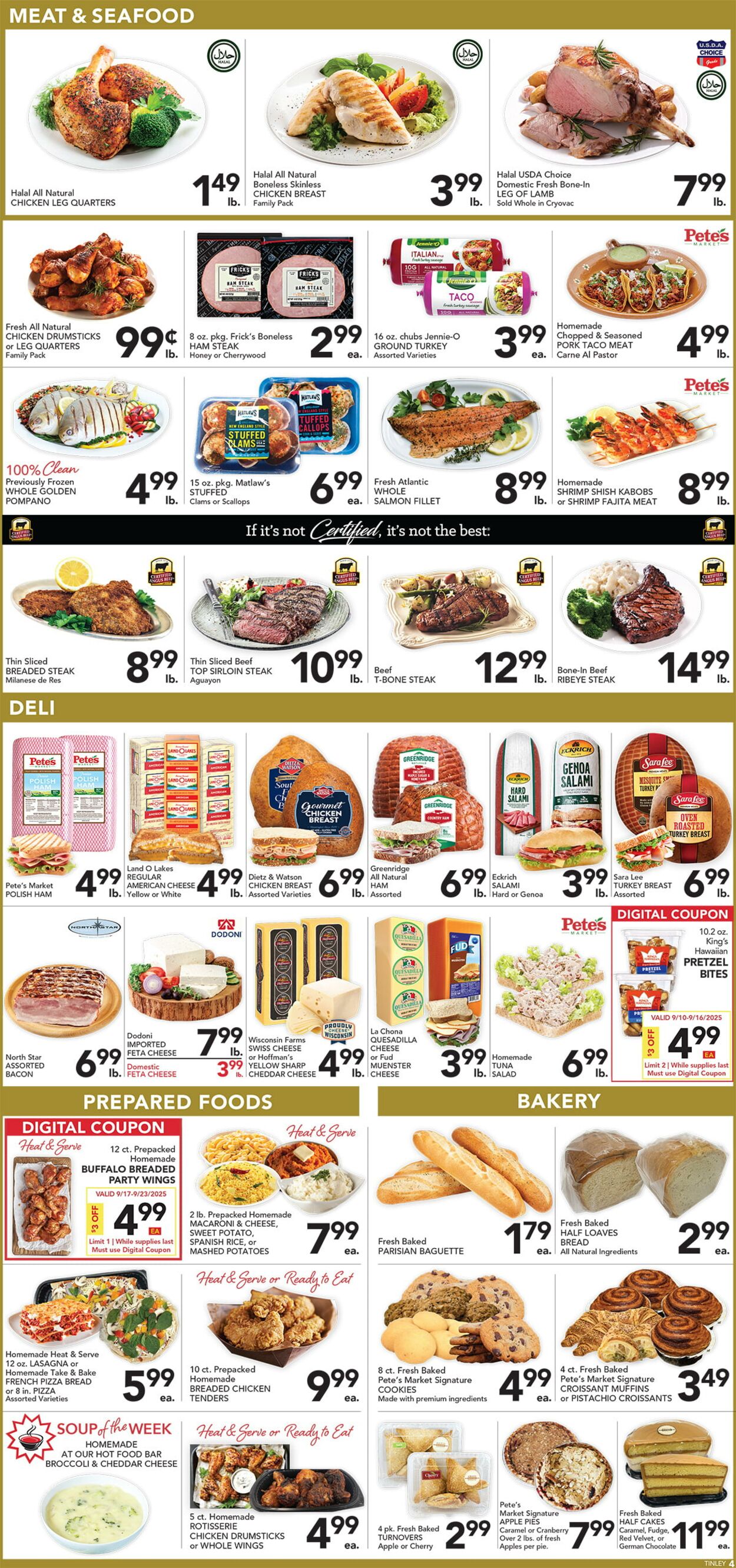 Catalogue Pete's Fresh Market from 09/17/2025