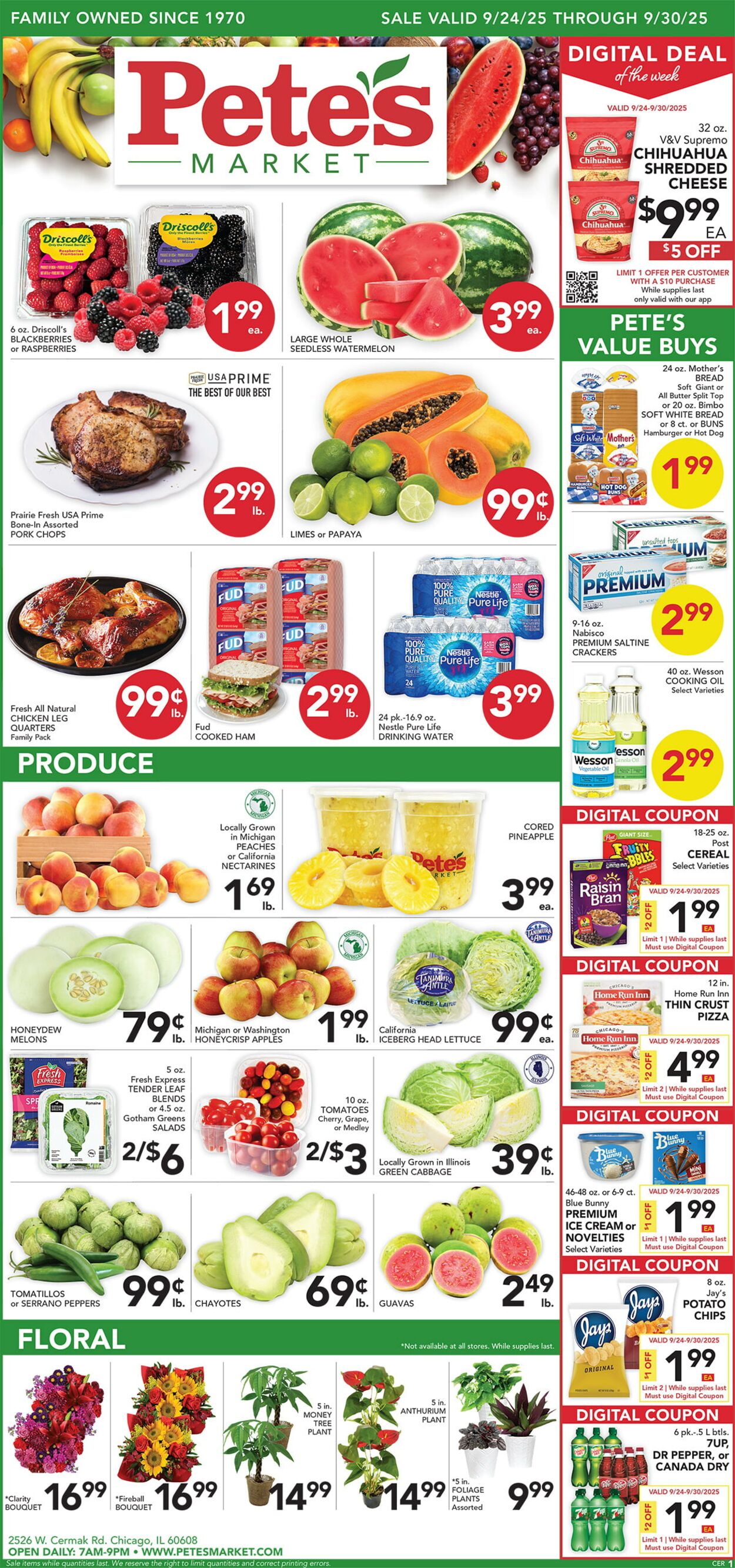 Catalogue Pete's Fresh Market from 09/17/2025