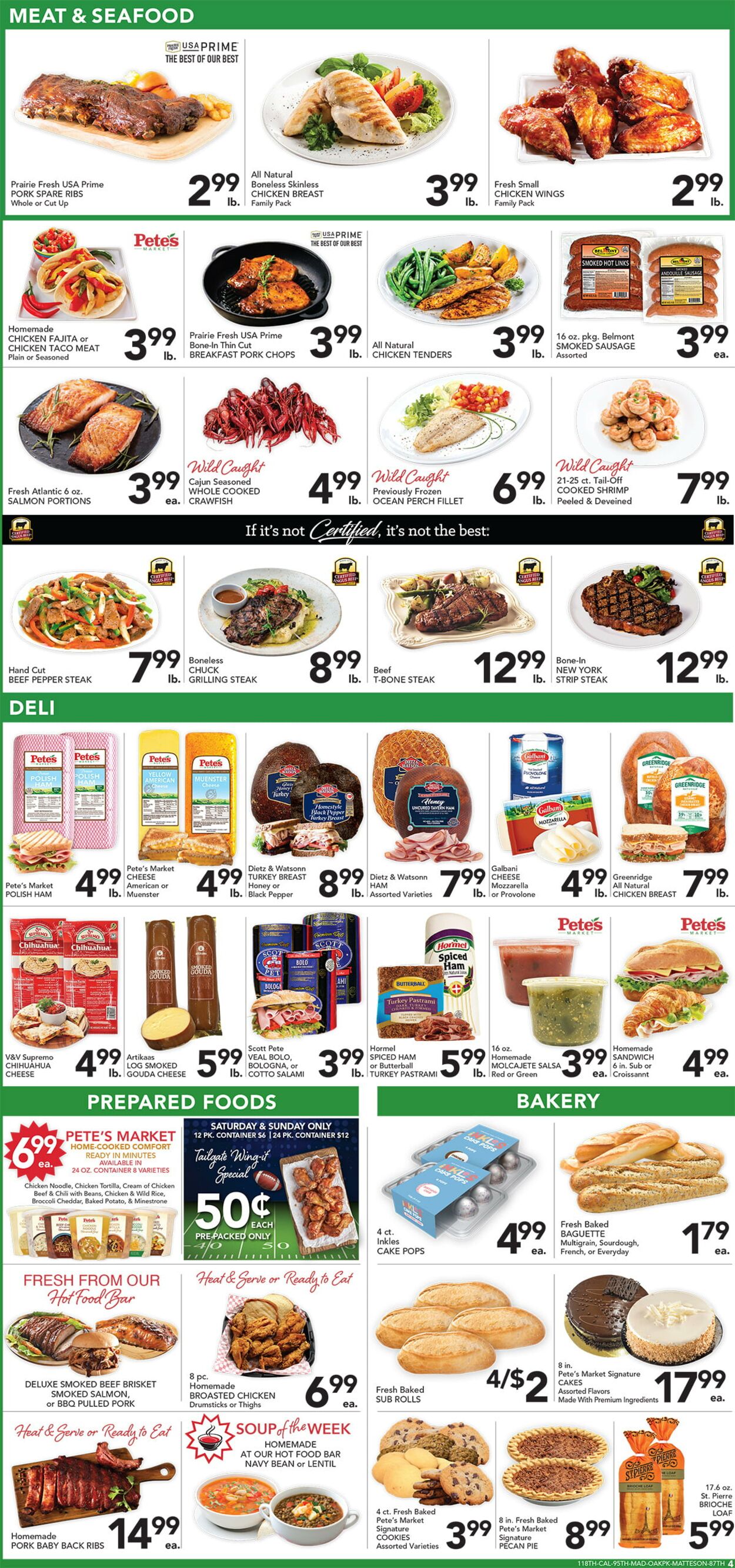 Catalogue Pete's Fresh Market from 09/24/2025