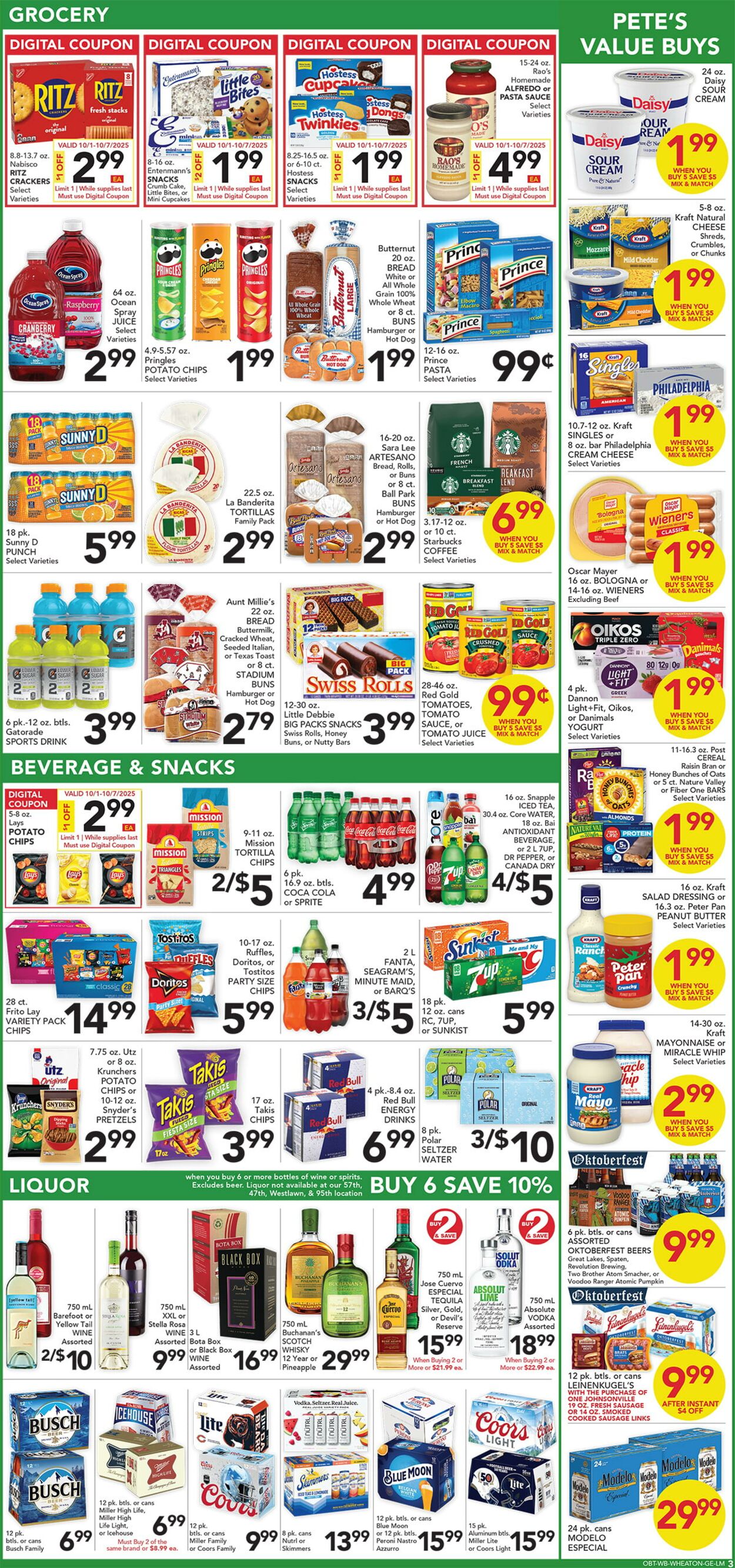 Catalogue Pete's Fresh Market from 10/01/2025