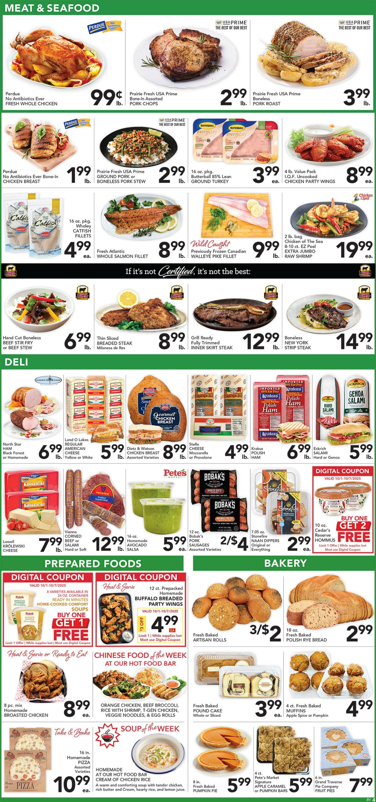 Catalogue Pete's Fresh Market from 10/01/2025