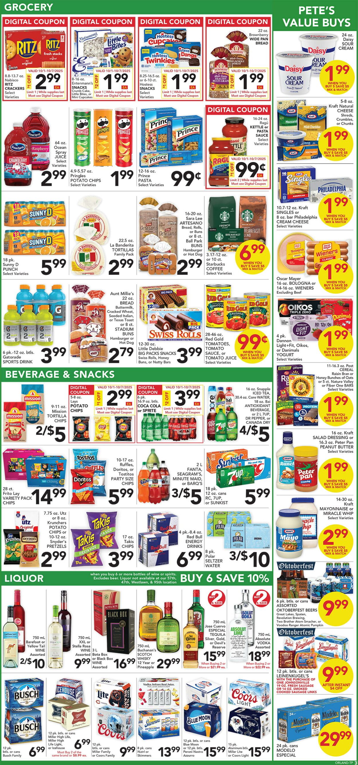 Catalogue Pete's Fresh Market from 10/01/2025