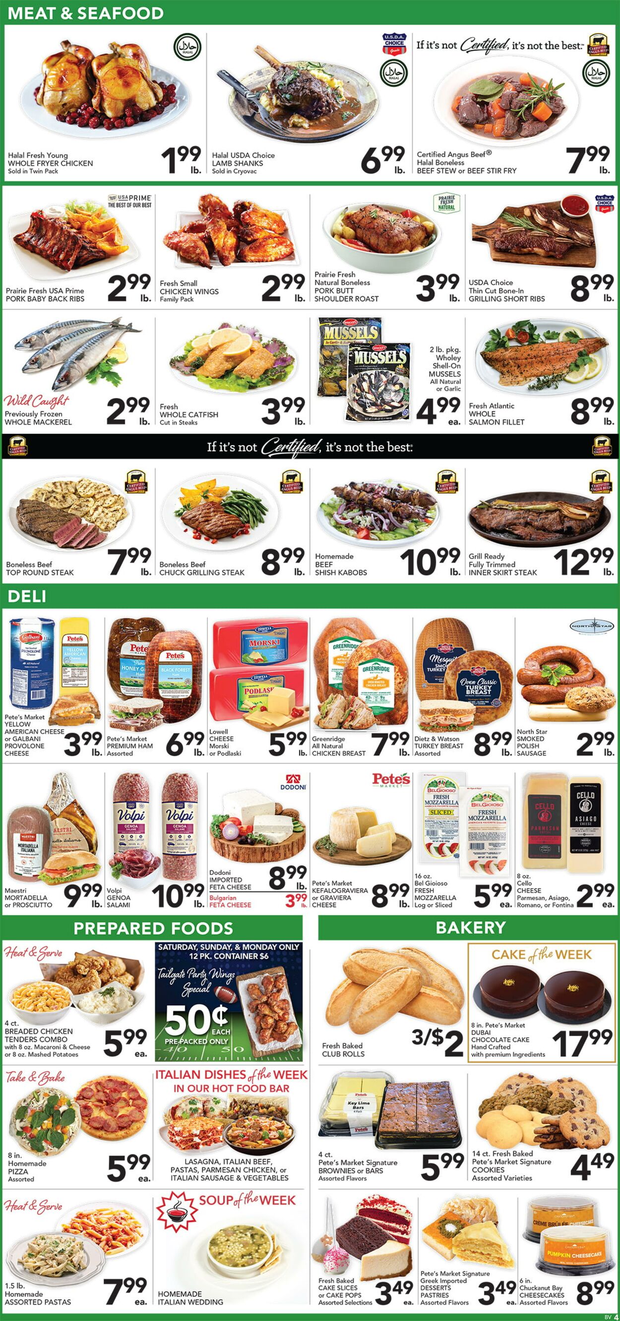 Catalogue Pete's Fresh Market from 10/01/2025