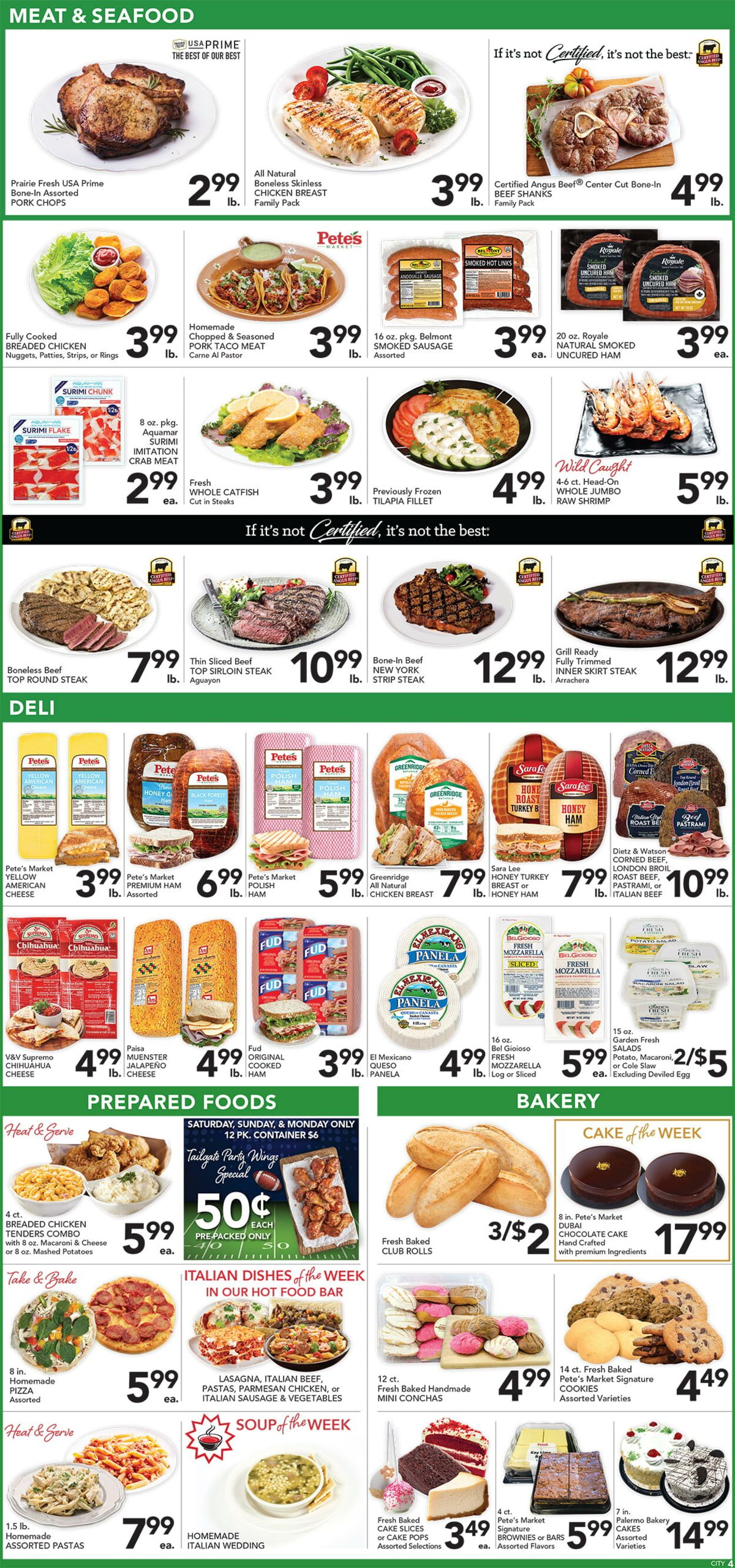 Catalogue Pete's Fresh Market from 10/01/2025